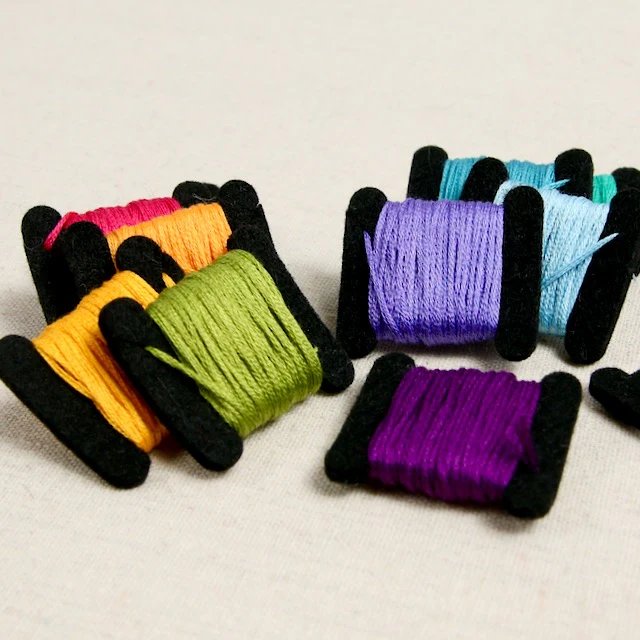 Felt Embroidery Floss Bobbins - Image 4