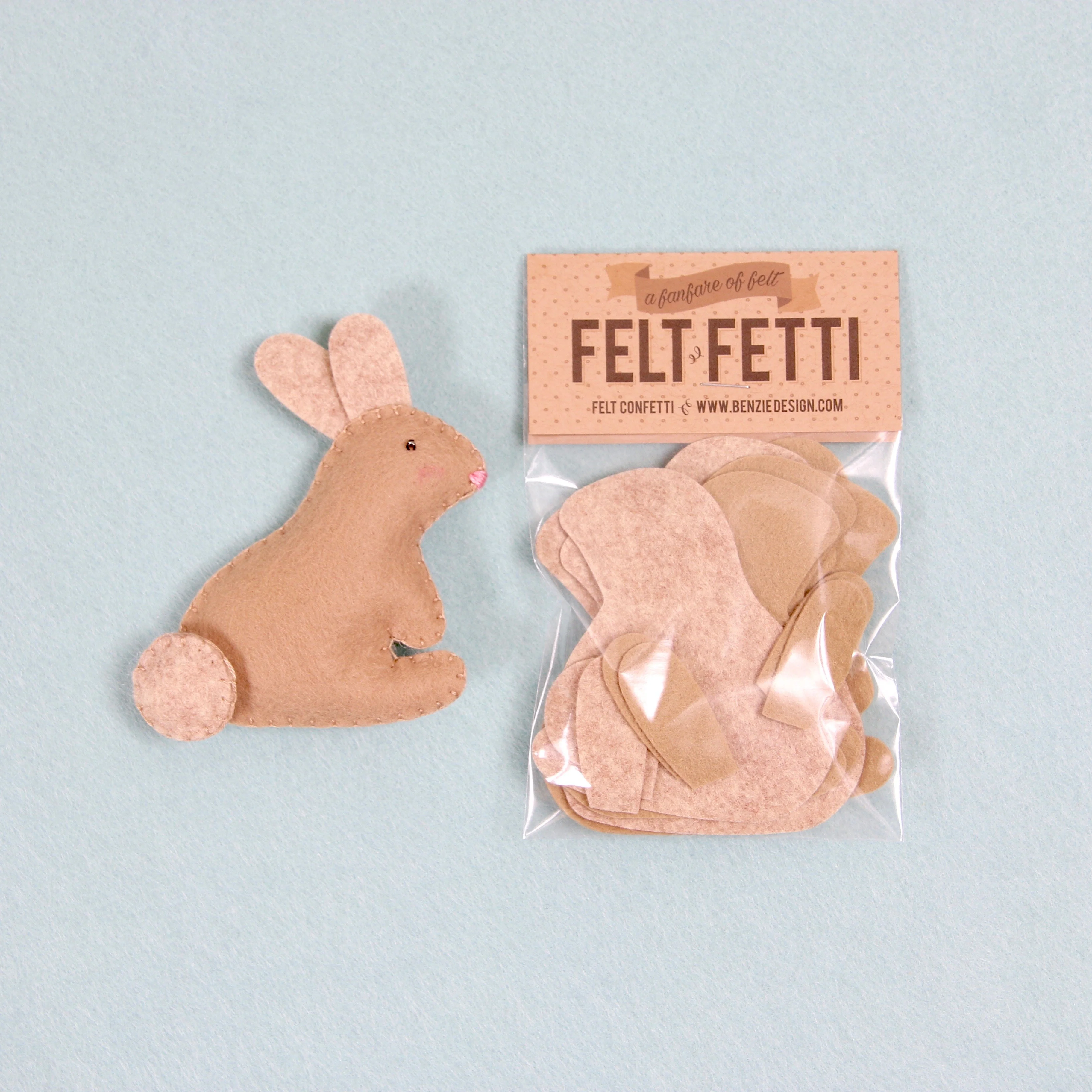 Felt-fetti Bunny, Die Cut Shapes - Image 5