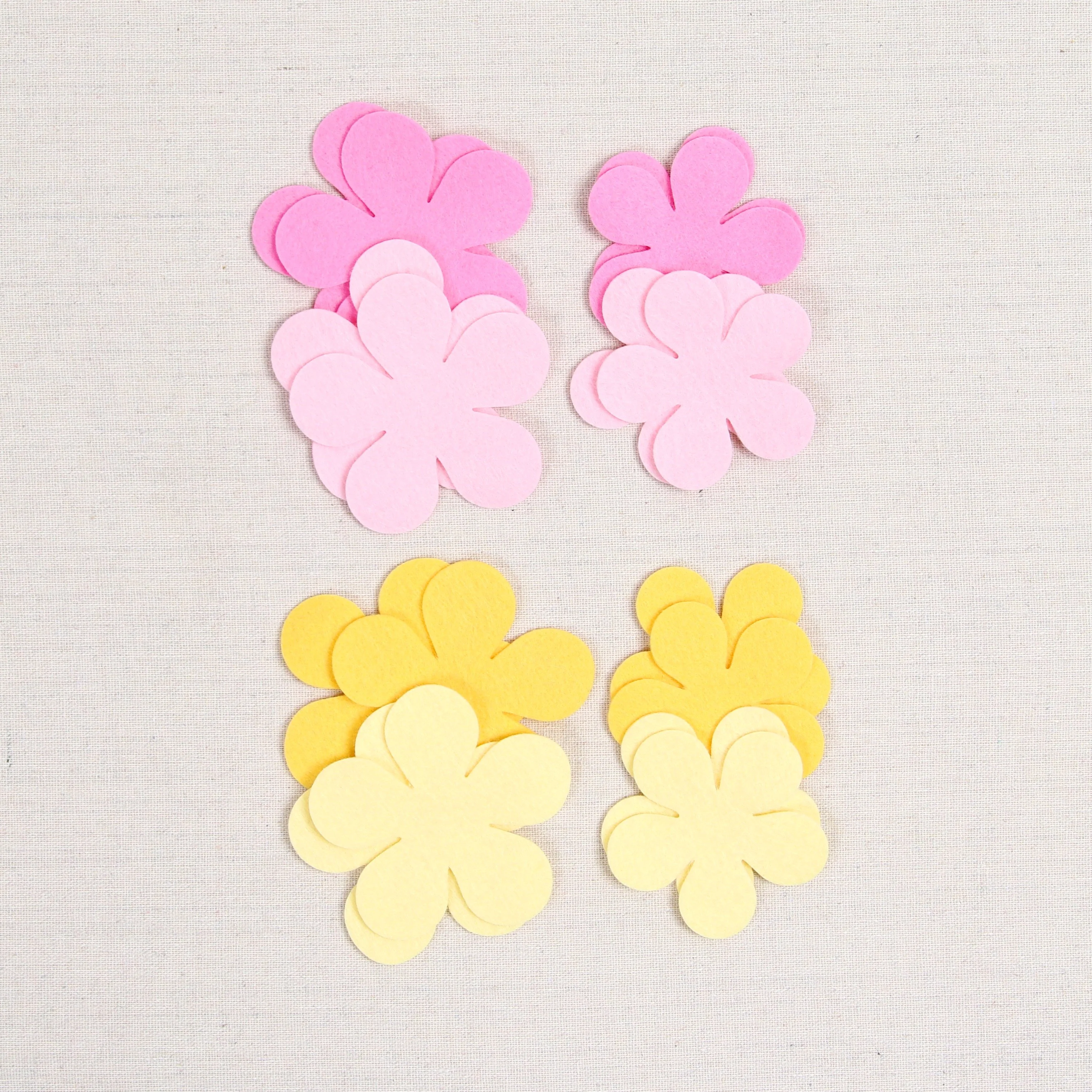 Felt-fetti Classic Blossoms, die cut shapes - Image 2