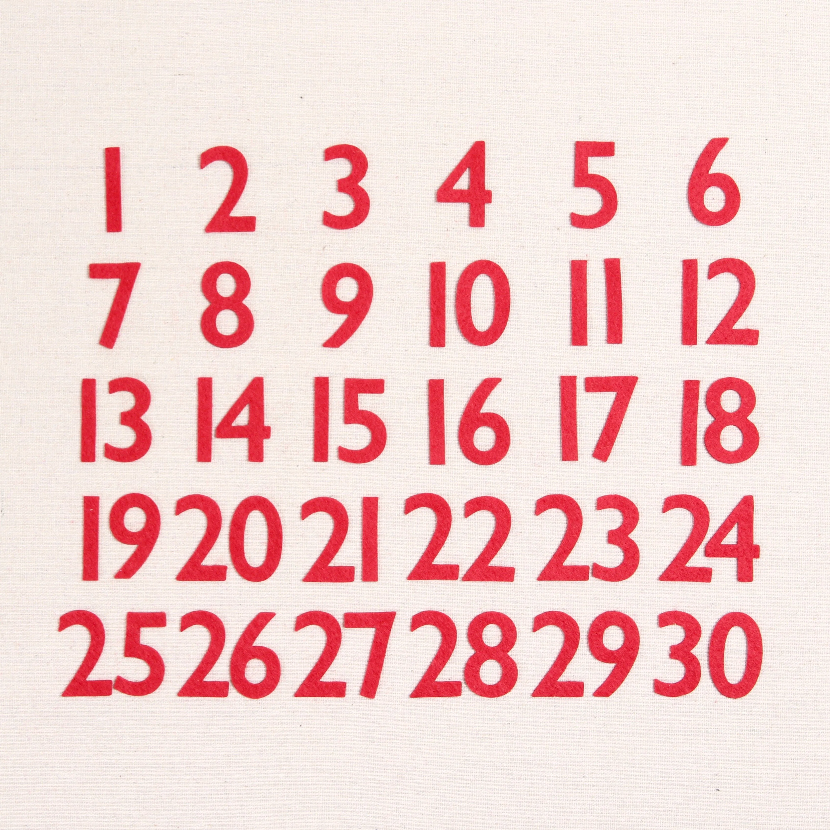 Felt-fetti, Countdown Numbers, Die Cut Numbers - Image 2