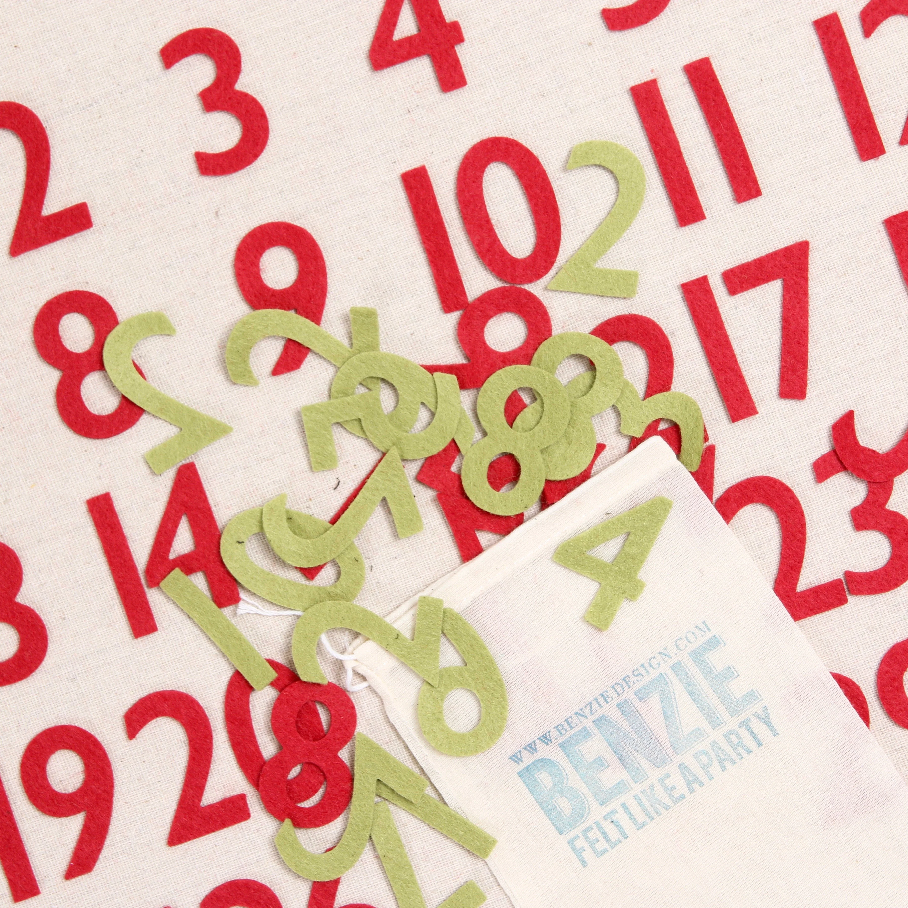 Felt-fetti, Countdown Numbers, Die Cut Numbers - Image 4