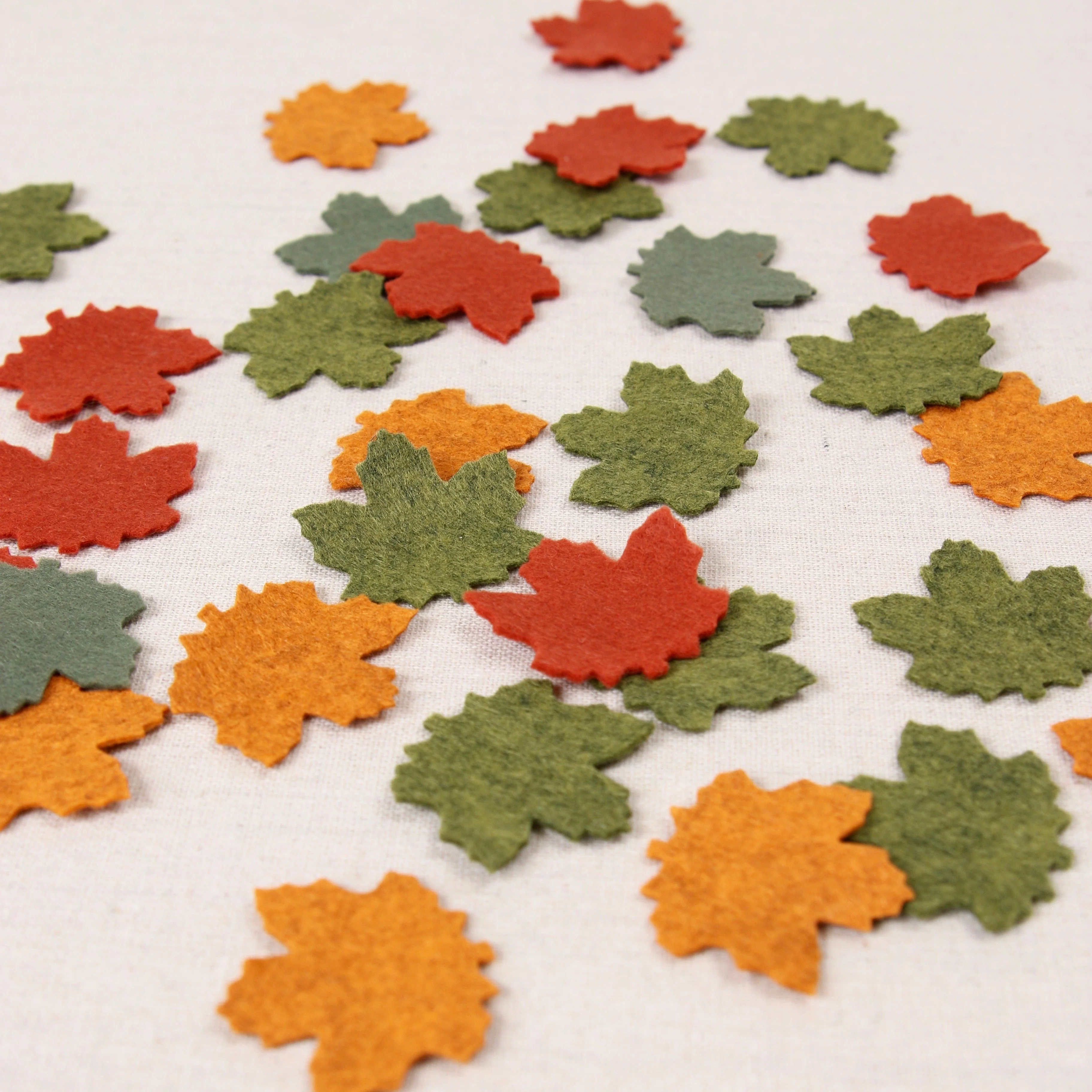 Felt-fetti Maple Leaves, die cut shapes - Image 2