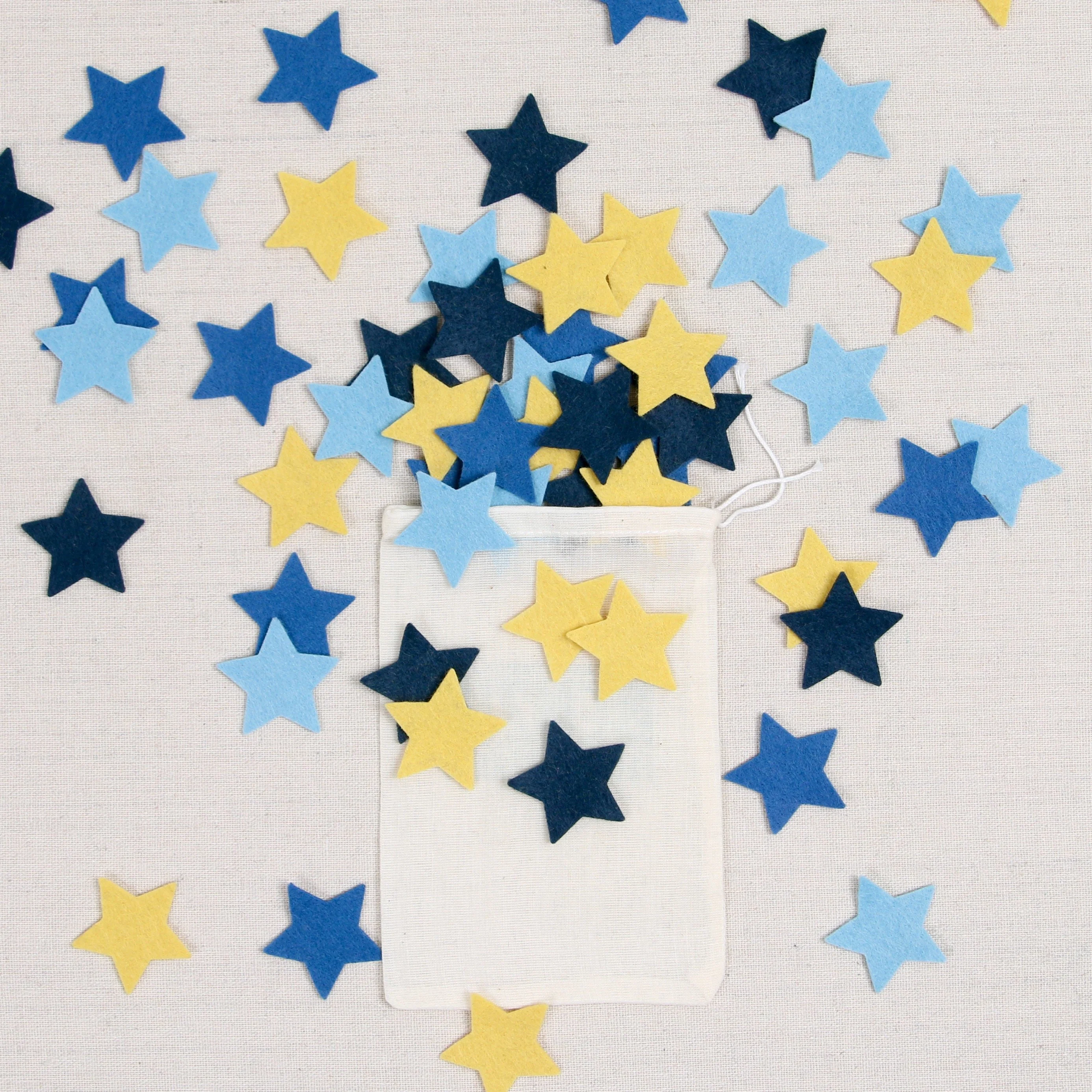 Felt-fetti Stars, die cut shapes - Image 2