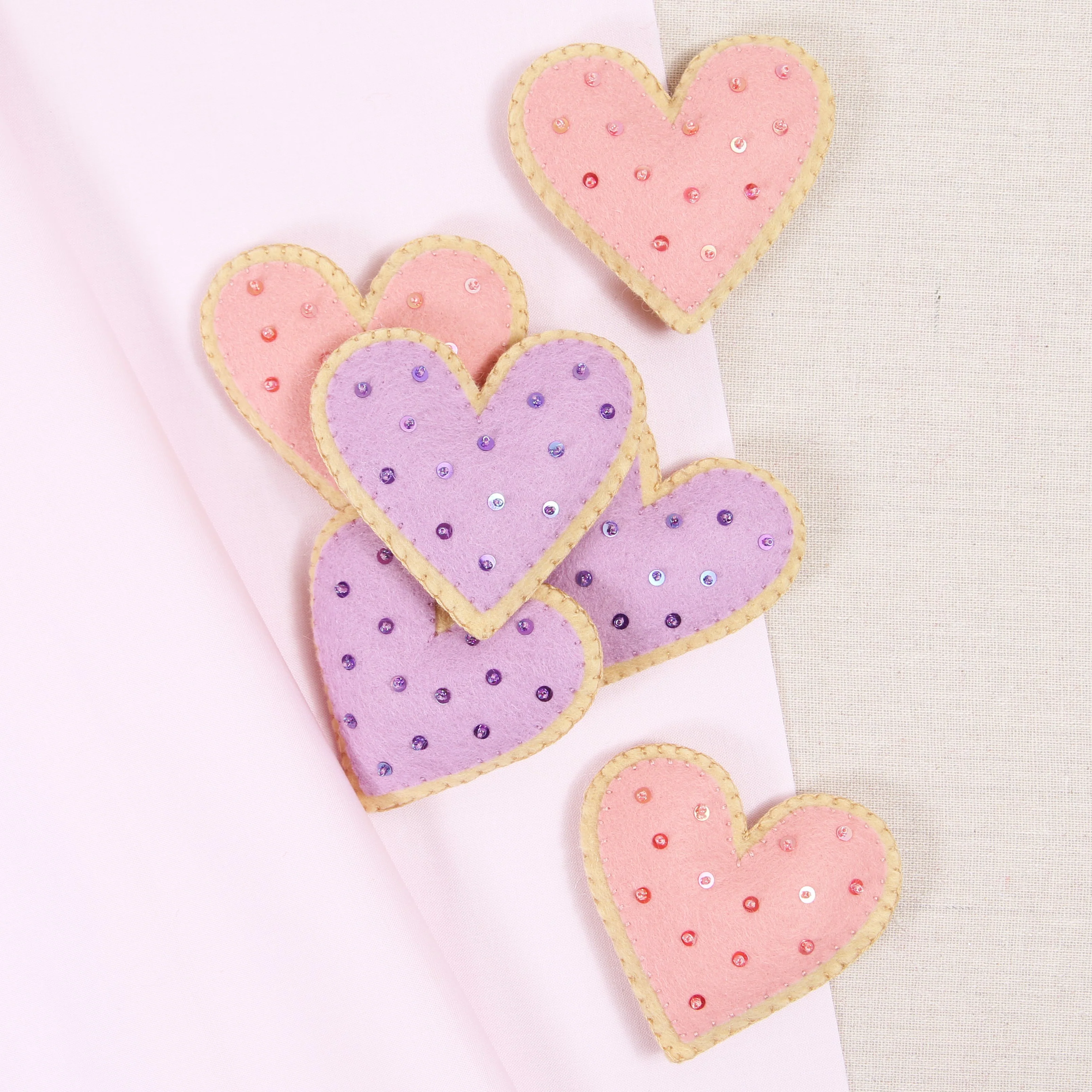 Felt-fetti Sweet Hearts, Die Cut Shapes - Image 2