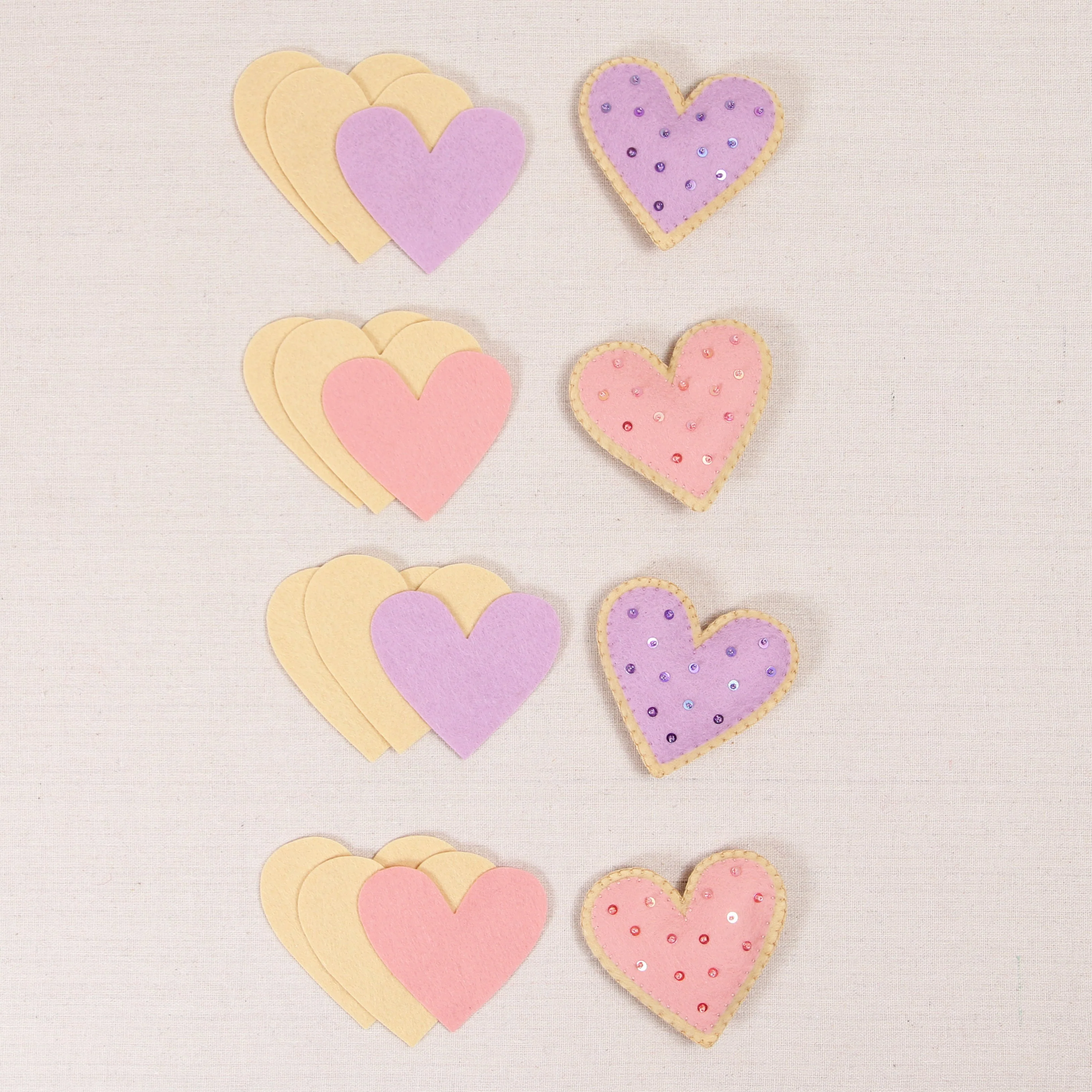 Felt-fetti Sweet Hearts, Die Cut Shapes - Image 3