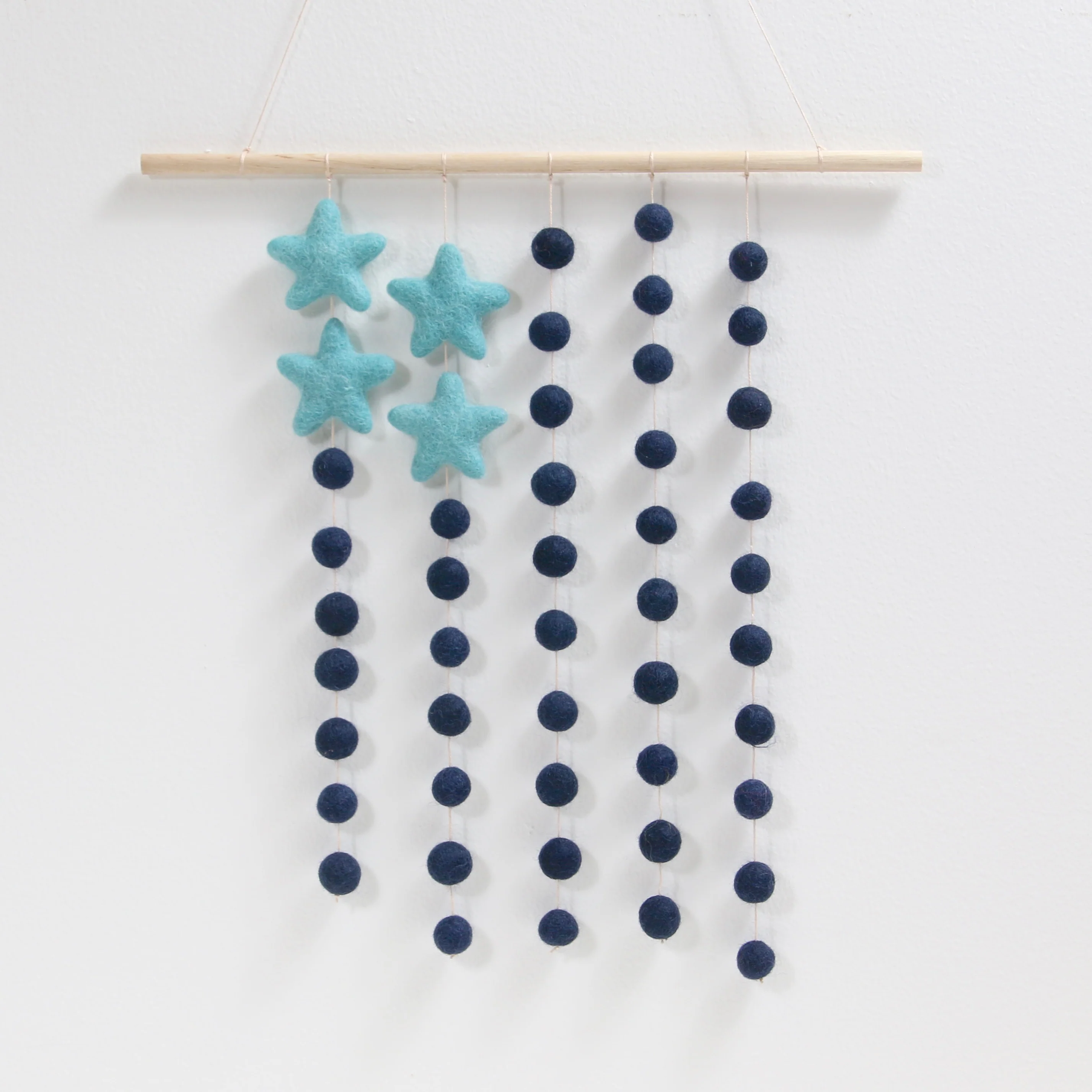 Felt Stars in Red - Image 4