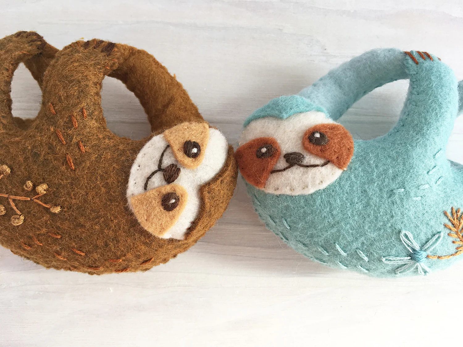 Finger Sloth Felt Pattern - Image 6