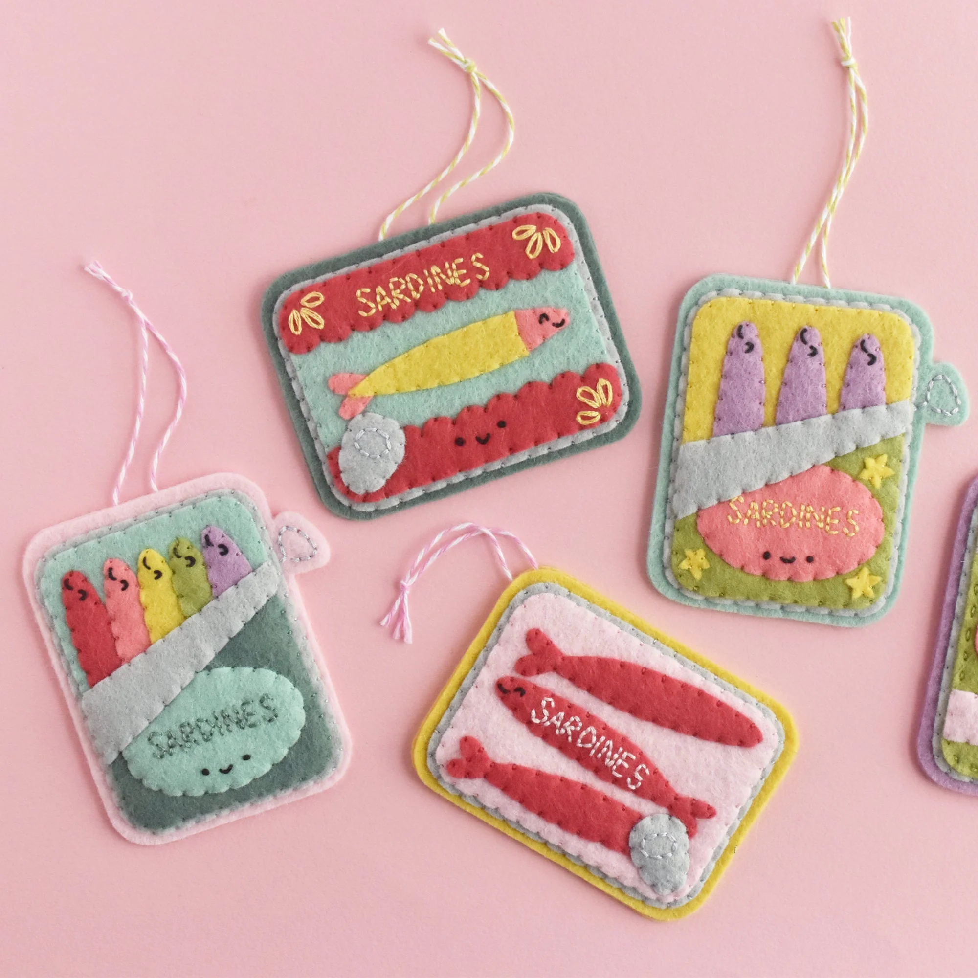 Fins & Tins Felt Ornament Pattern - Image 2