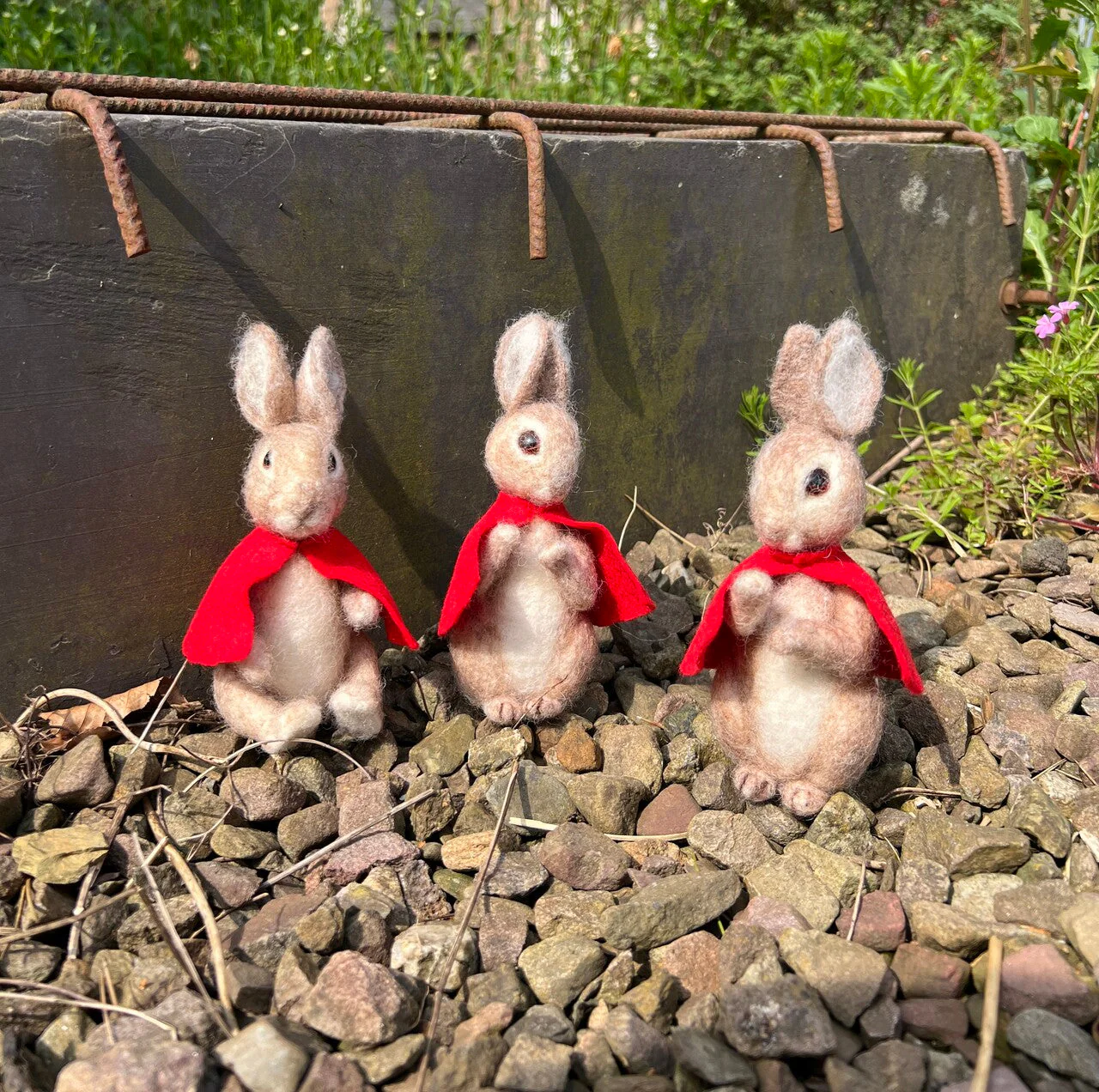 Flopsy, Mopsy and Cotton-tail, Needle Felting Kit - Image 4