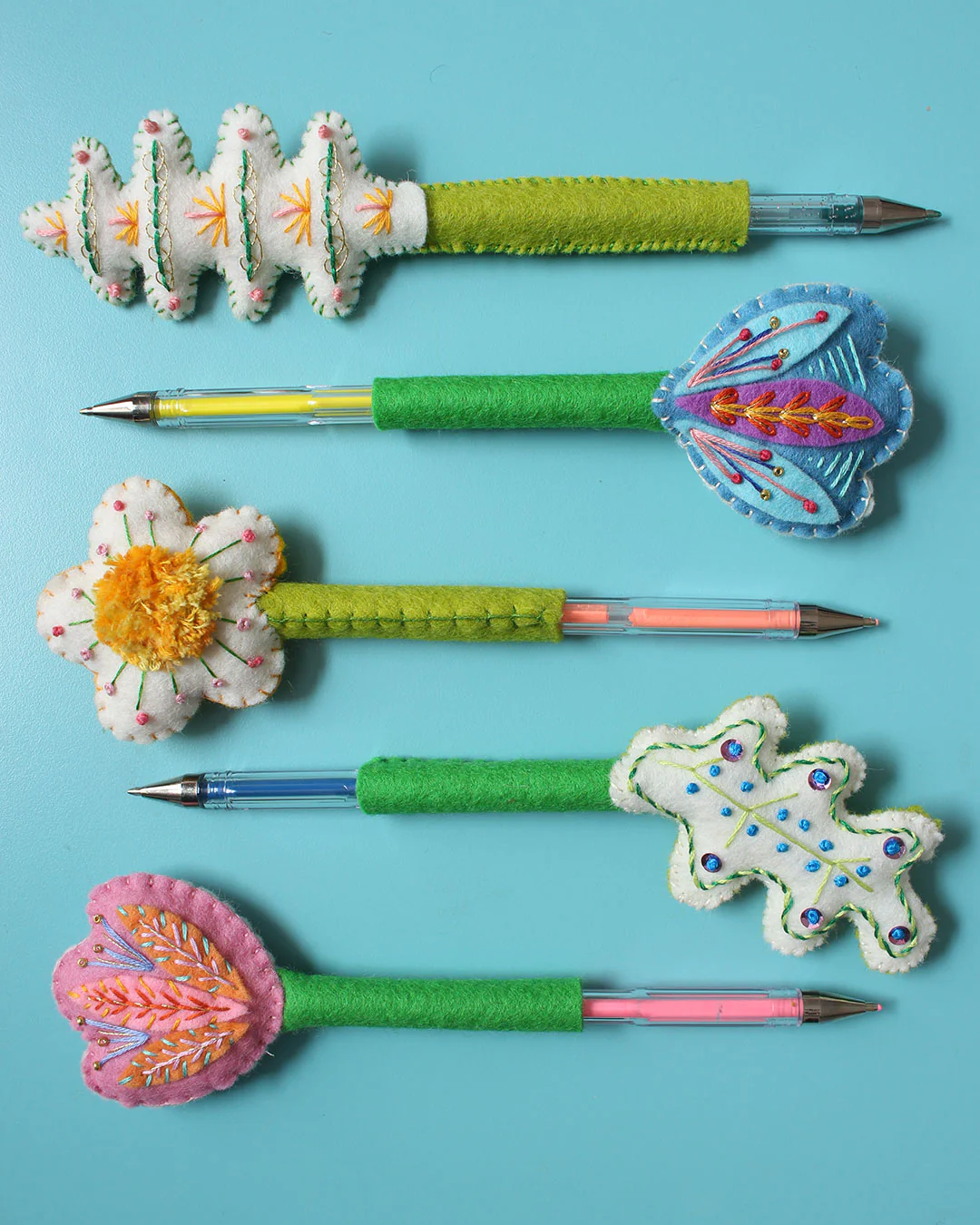Folk Flowers Felt Ornament by Sewyeah - Image 3