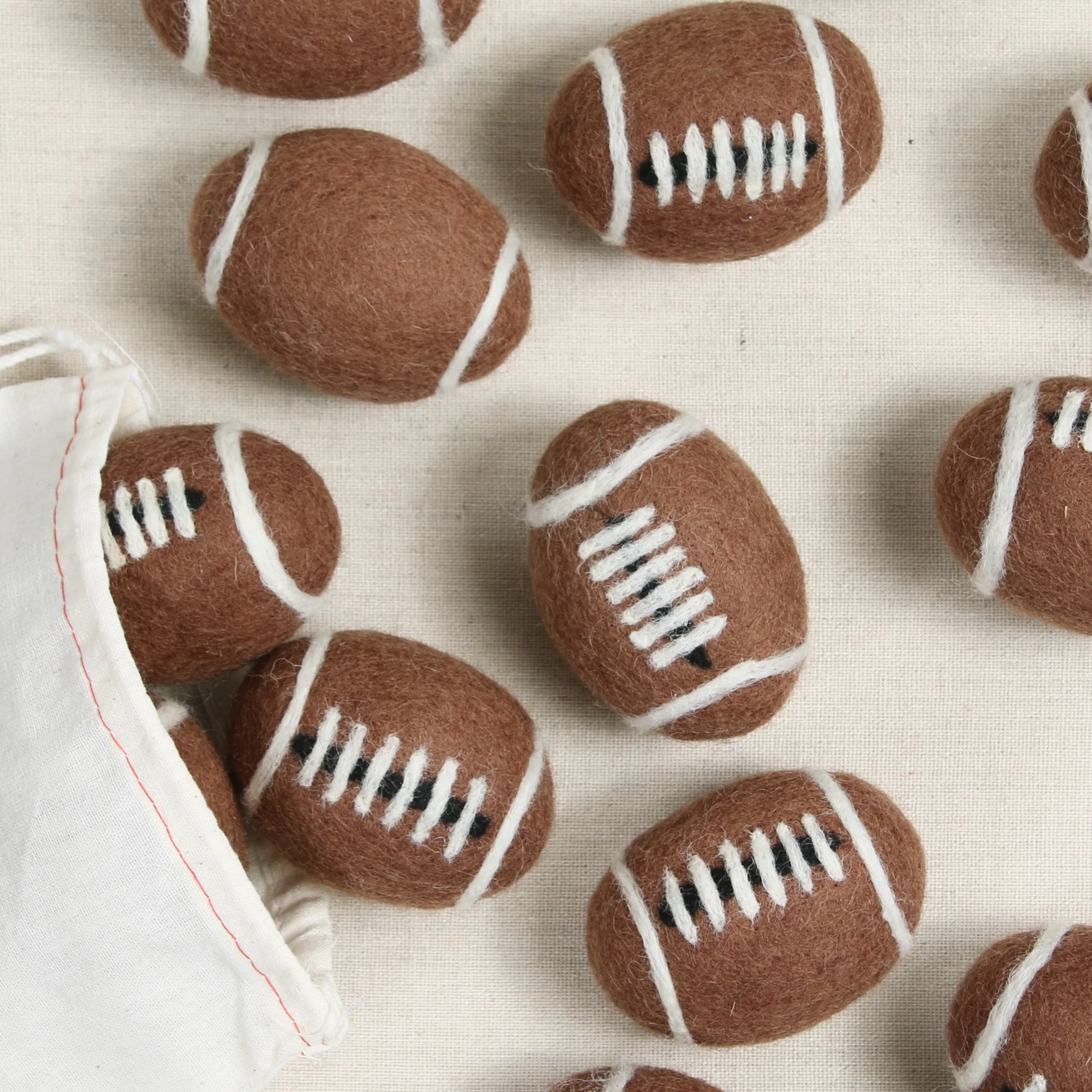 Football, Felted Shape - Image 2