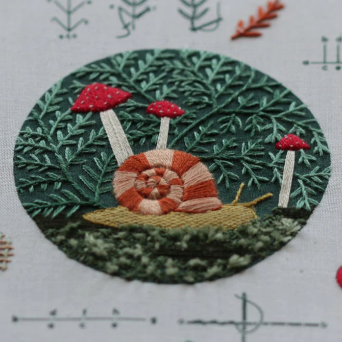 Forest Floor Stitch Sampler - Image 3