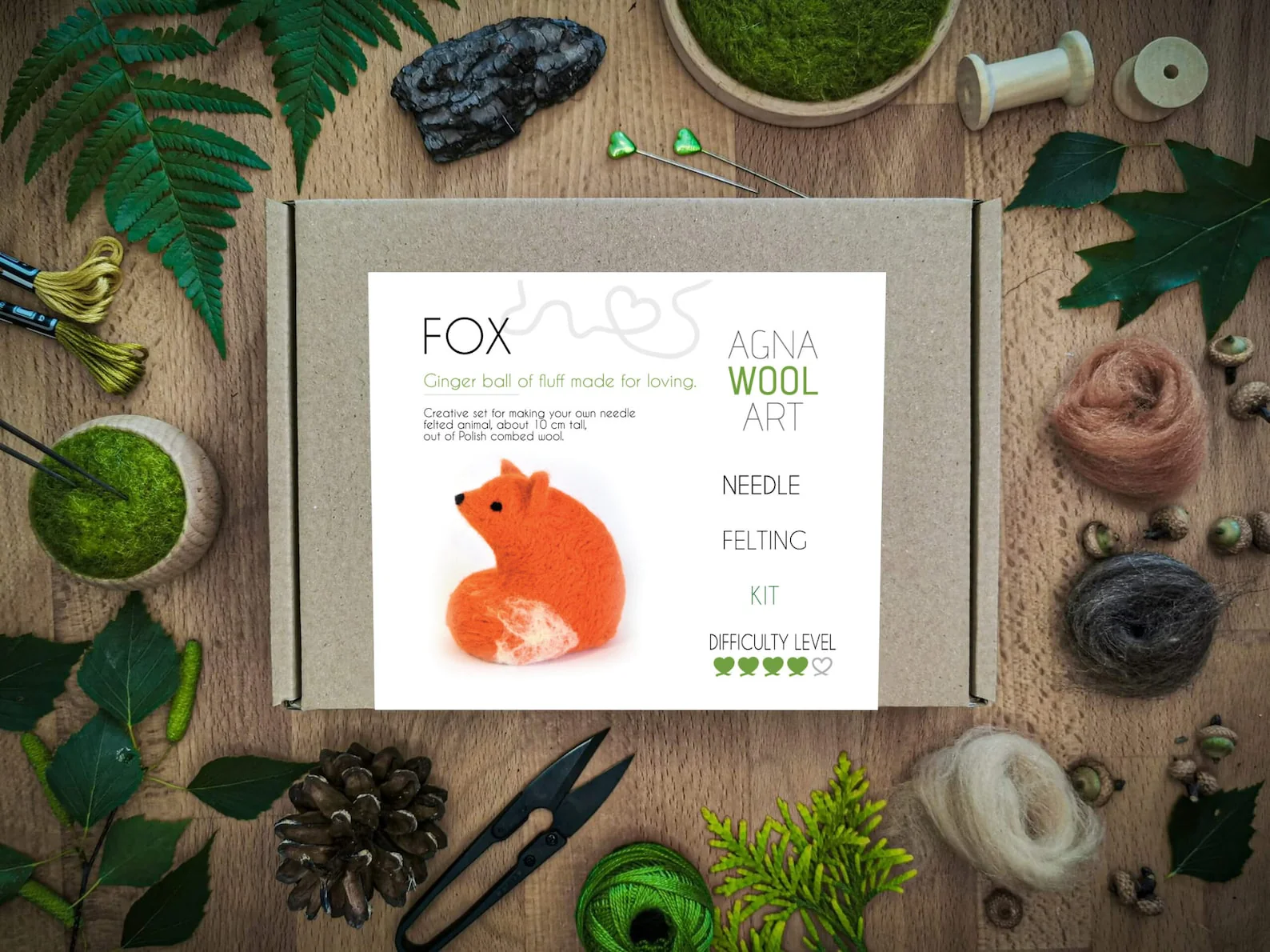 Fox, Needle Felting Kit - Image 5