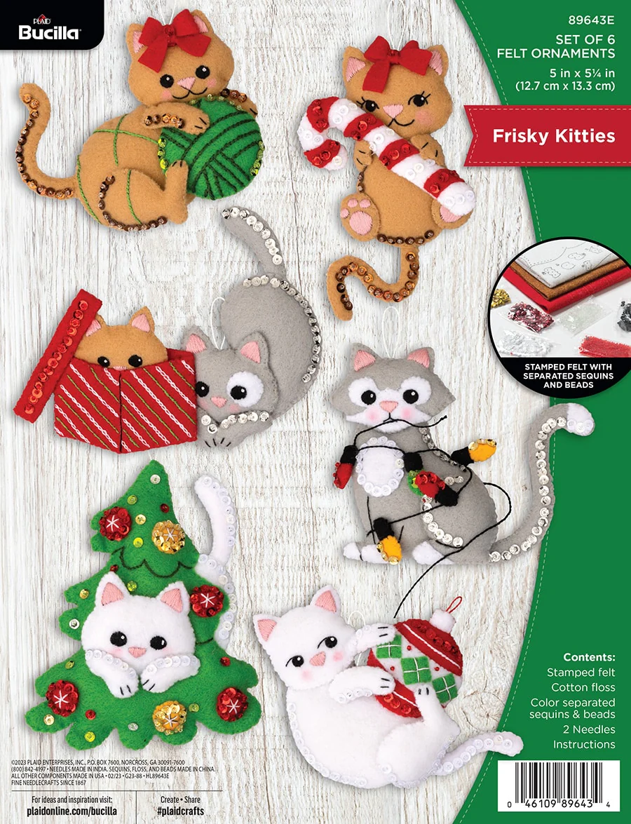 Frisky Kitties, Bucilla - Image 4