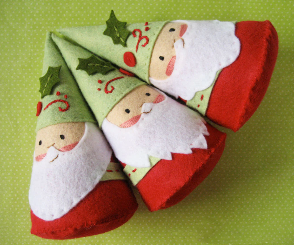 Gnome + Santa Doll Felt Pattern - Image 3