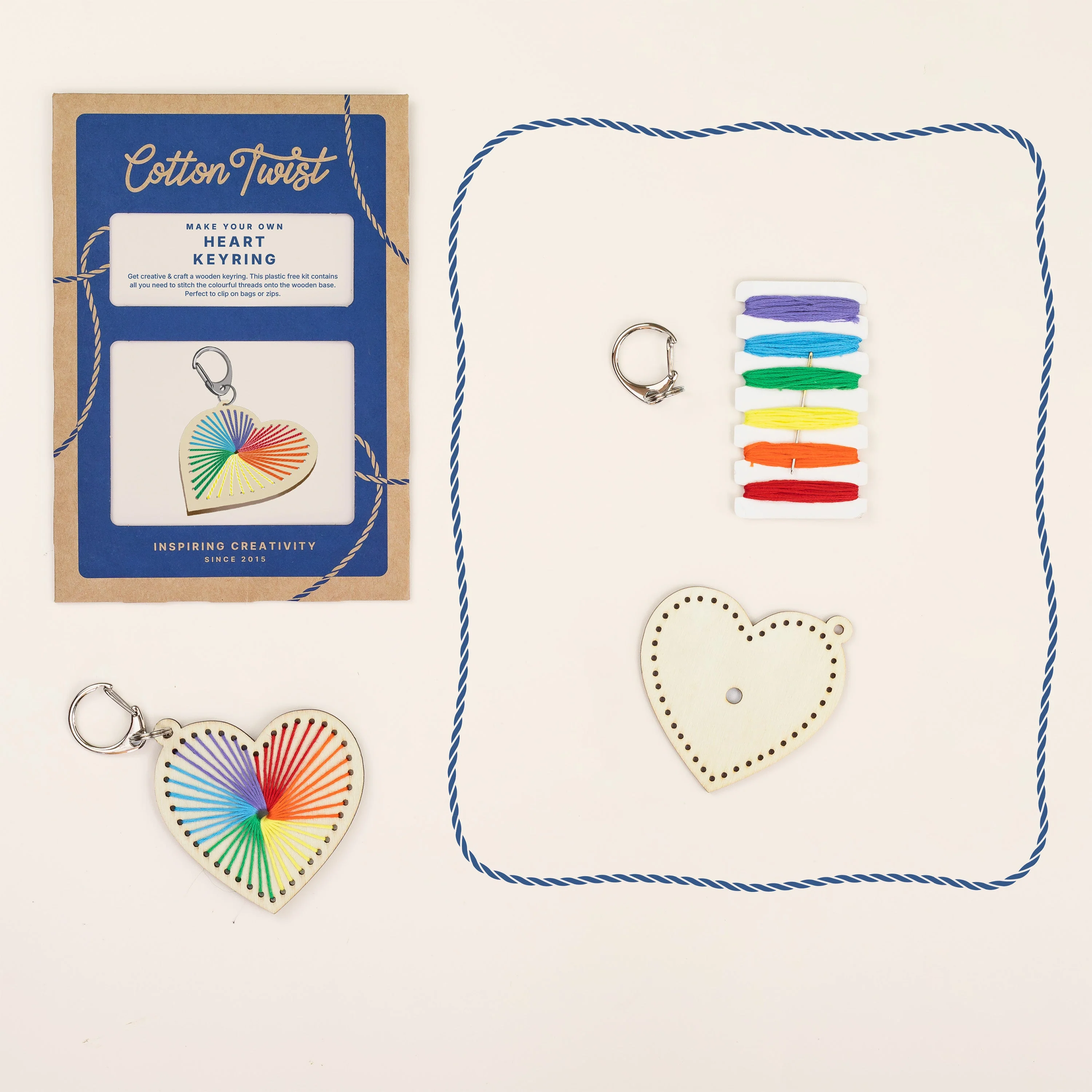 Heart Keyring Kit - Image 2