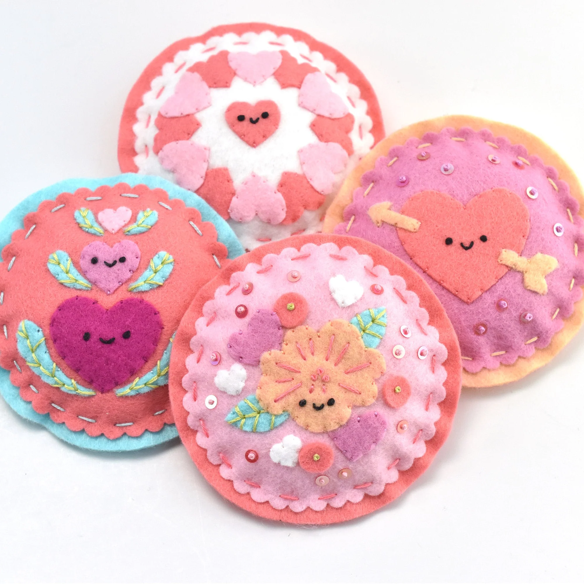 Hearts Day Felt Ornaments Pattern - Image 7