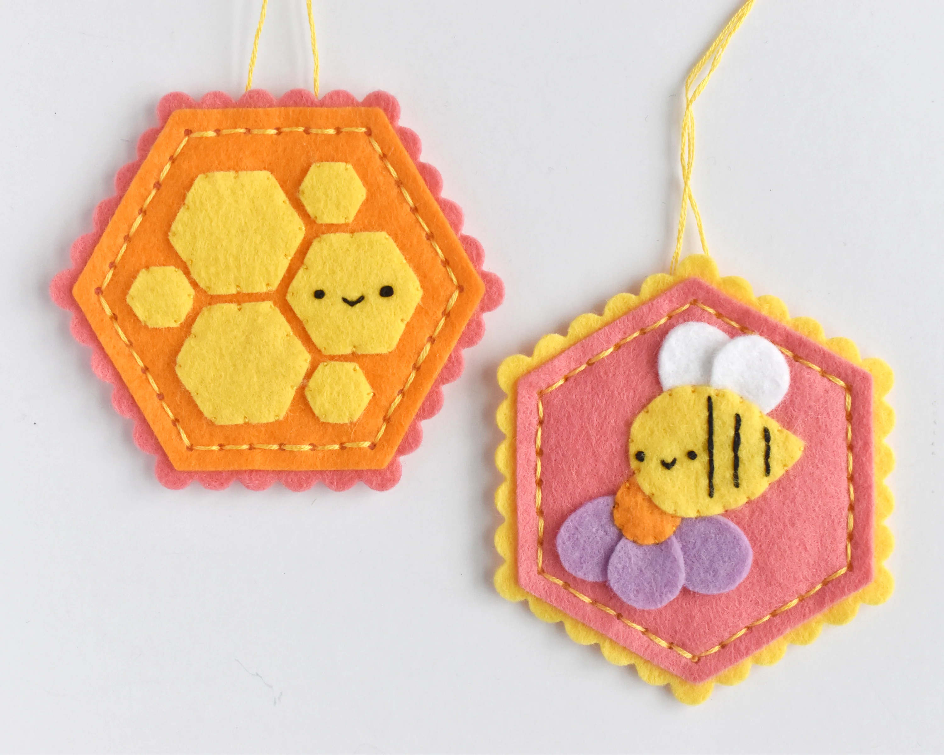 Hexagons and Scallops, Deep Etch Die - Image 3