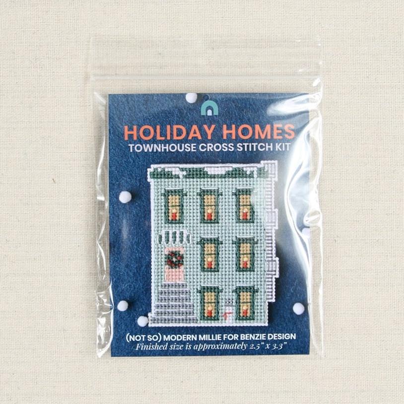 Holiday Homes Townhome Cross Stitch Kit - Image 2