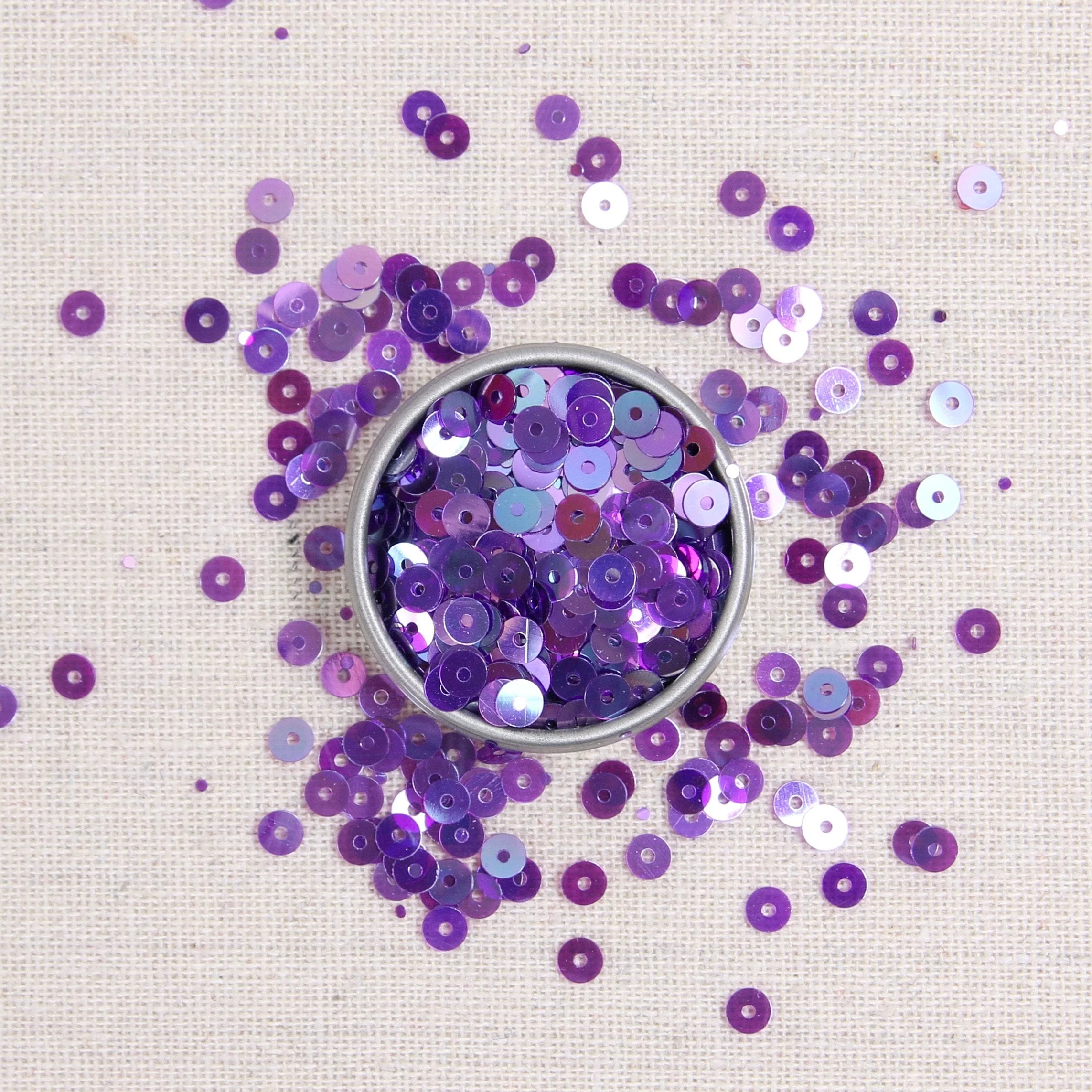 Iridescent Sequins or Beads: Amethyst - Image 4