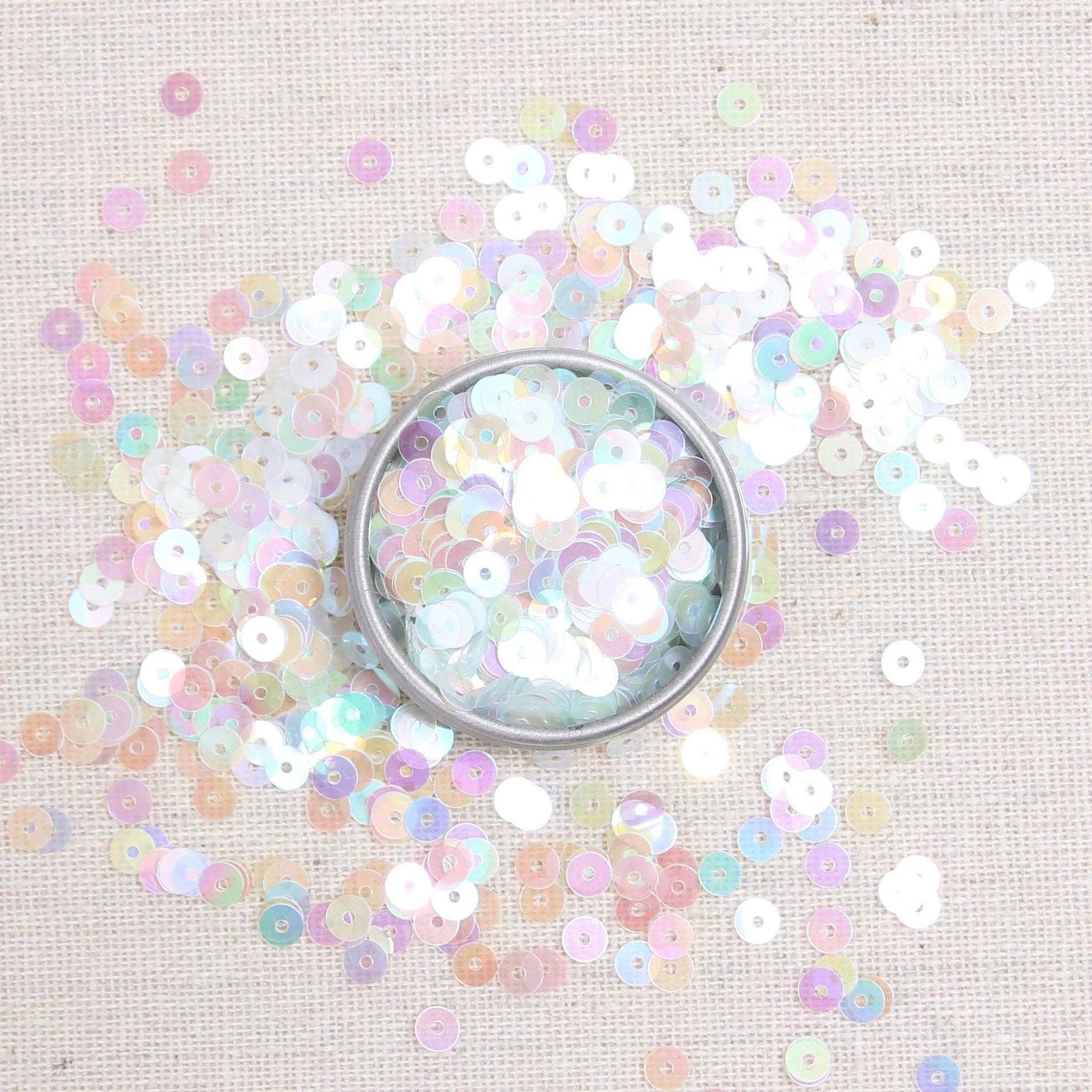 Iridescent Sequins or Beads: Rainbow Iridescent + Moonstone - Image 4