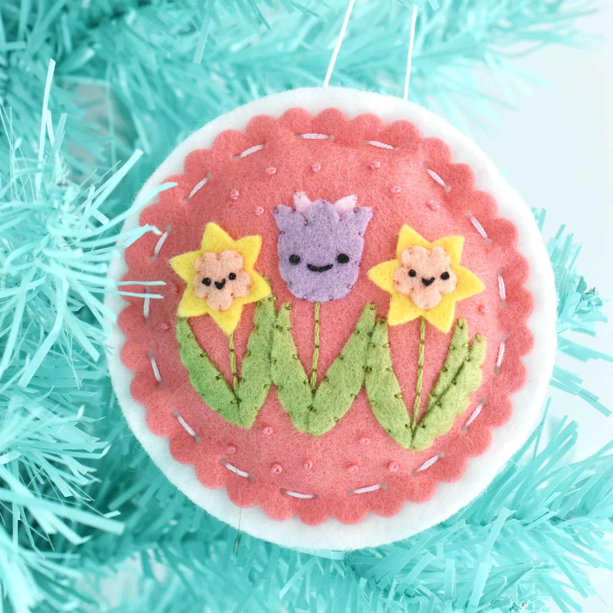 It Felt Like Spring Felt Ornaments Pattern - Image 3