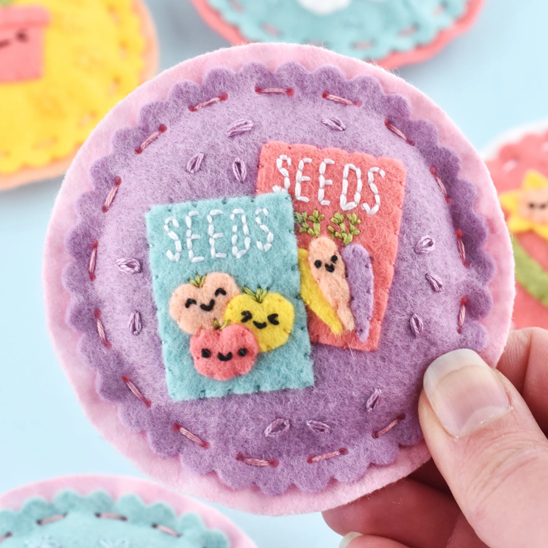 It Felt Like Spring Felt Ornaments Pattern - Image 5