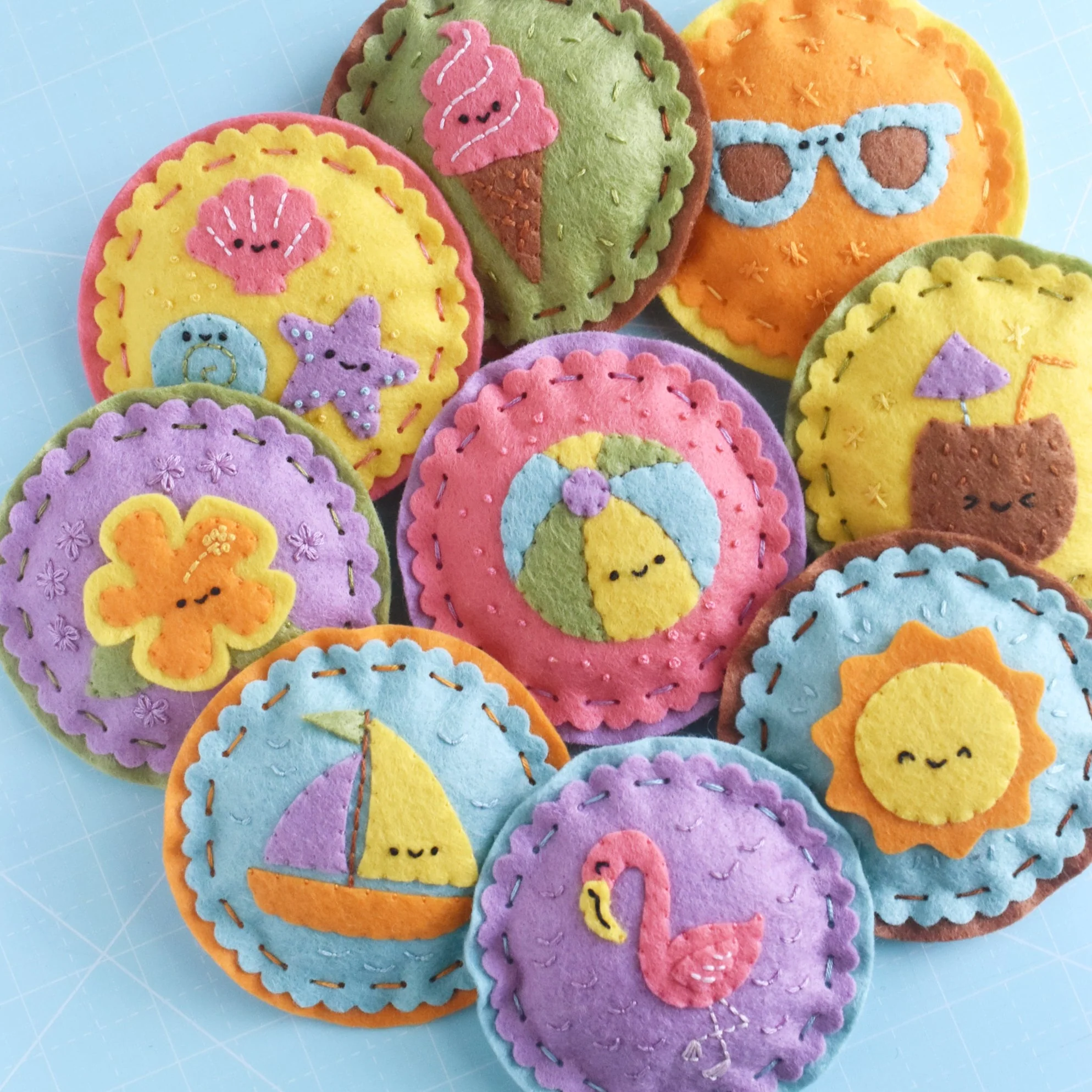 It Felt Like Summer Felt Ornaments - Image 7