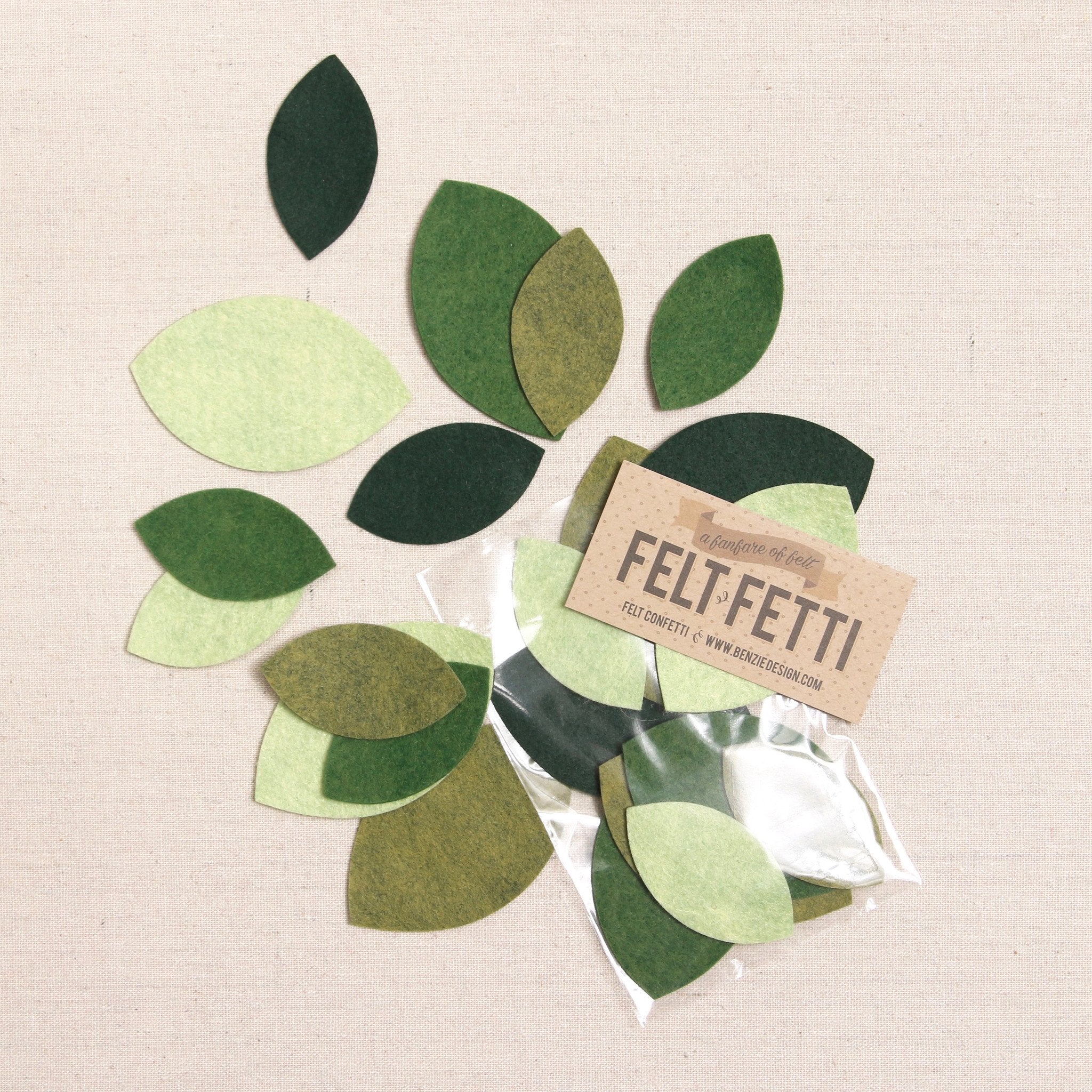 Felt-fetti Magnolia Leaf, die cut shapes - Image 2