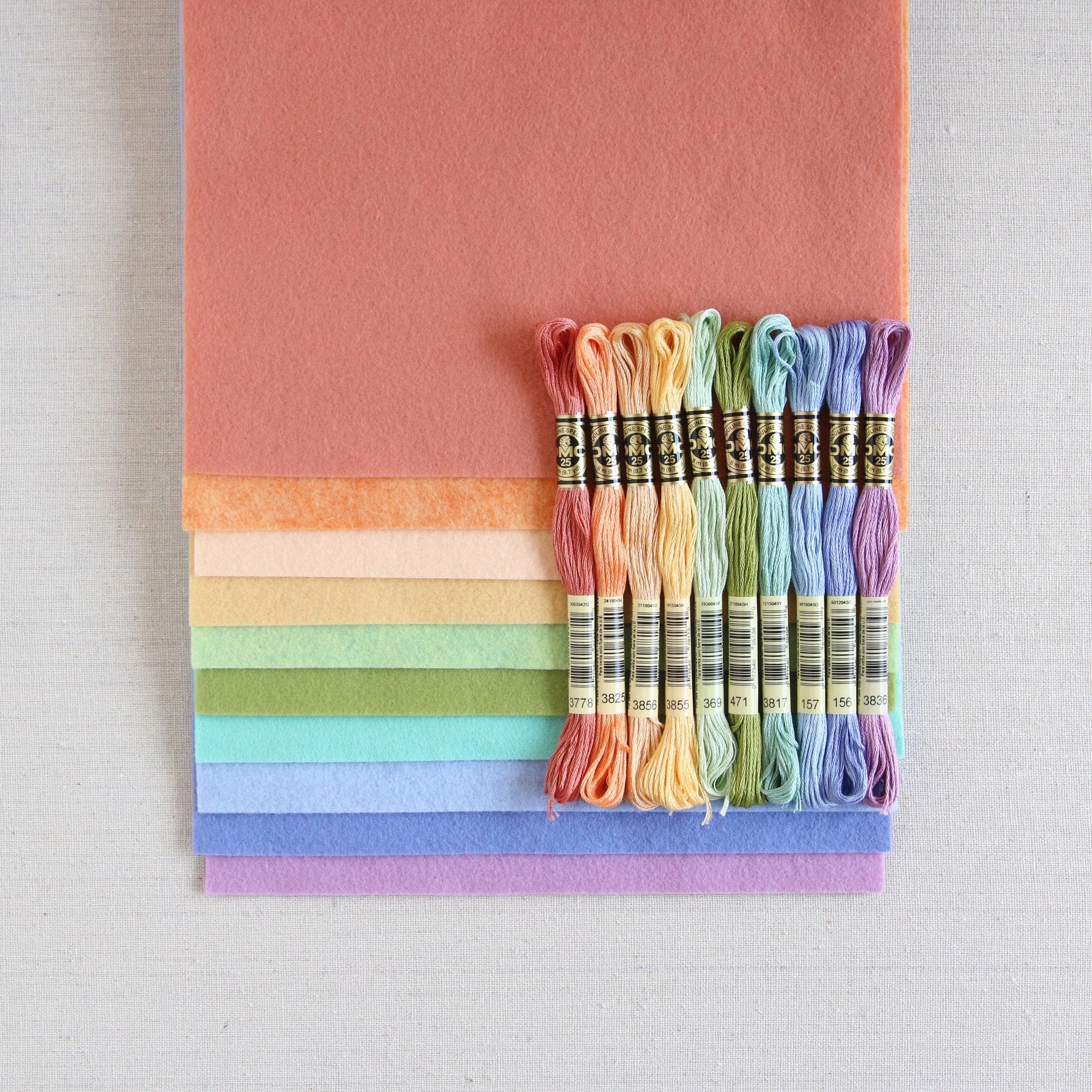 Lilac Wool Blend Felt - Image 4