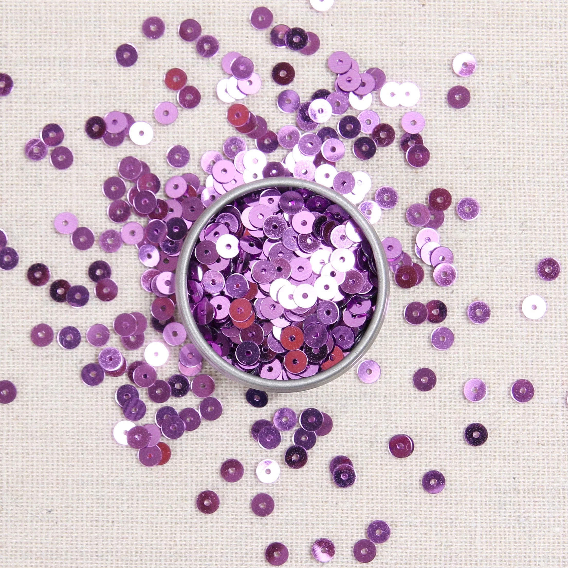Metallic Sequins or Beads: Lilac - Image 4