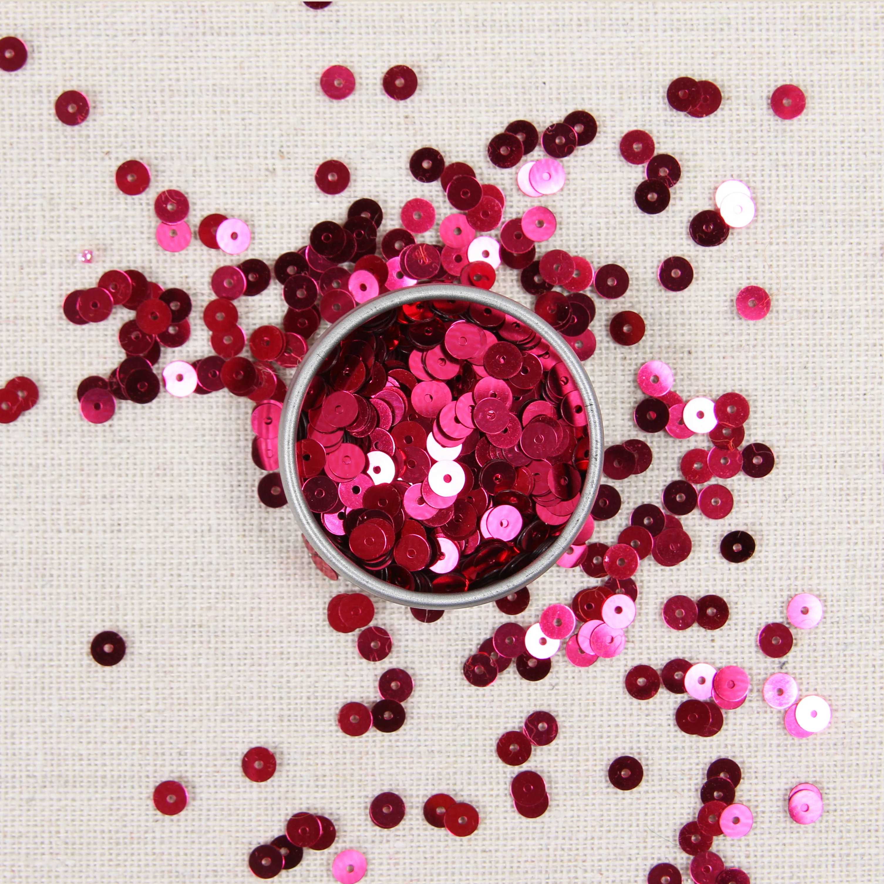 Metallic Sequins or Beads: Magenta - Image 3