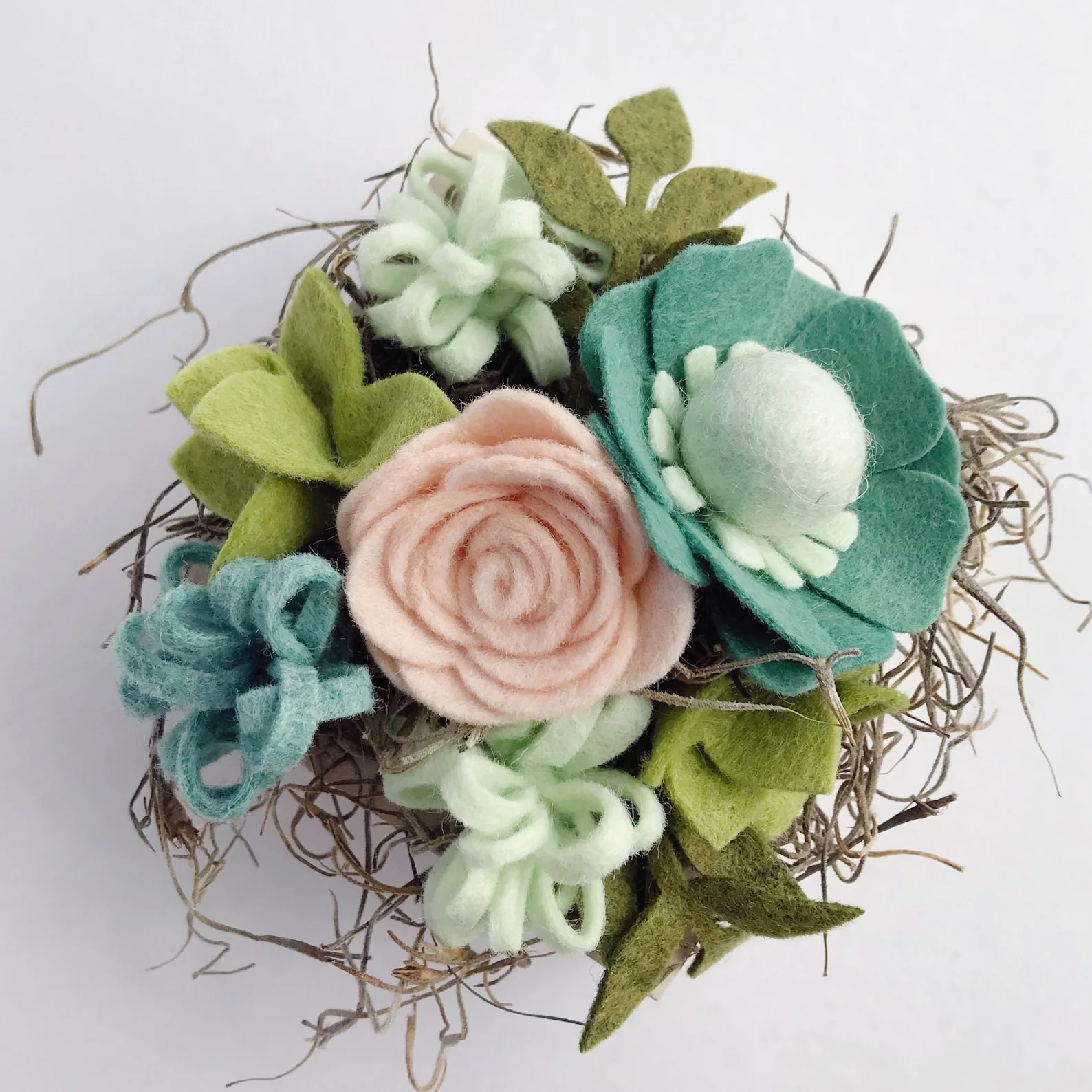 Mini Succulent Felt Flower Kit - Image 3