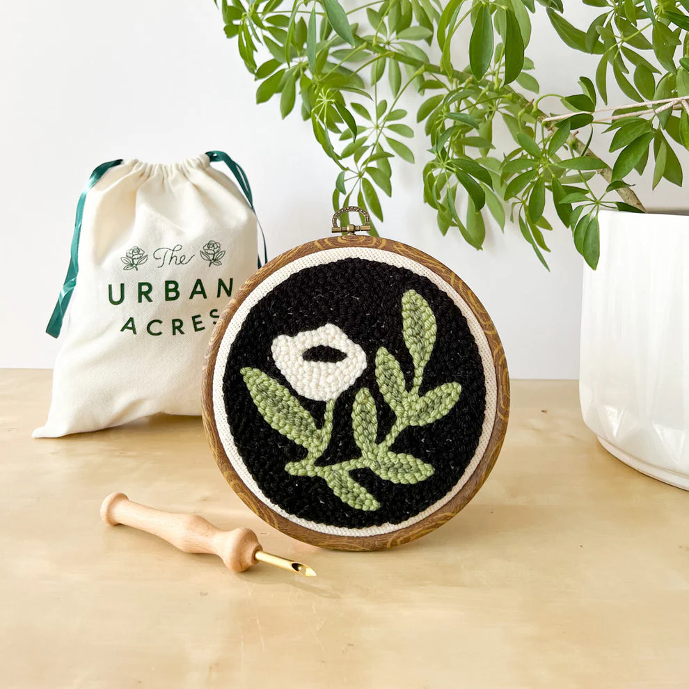 Modern Floral, Punch Needle Kit - Image 2