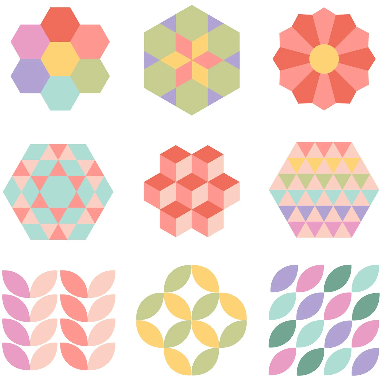 Mollie's Cozy Quilt Blocks, Deep Etch Die - Image 2