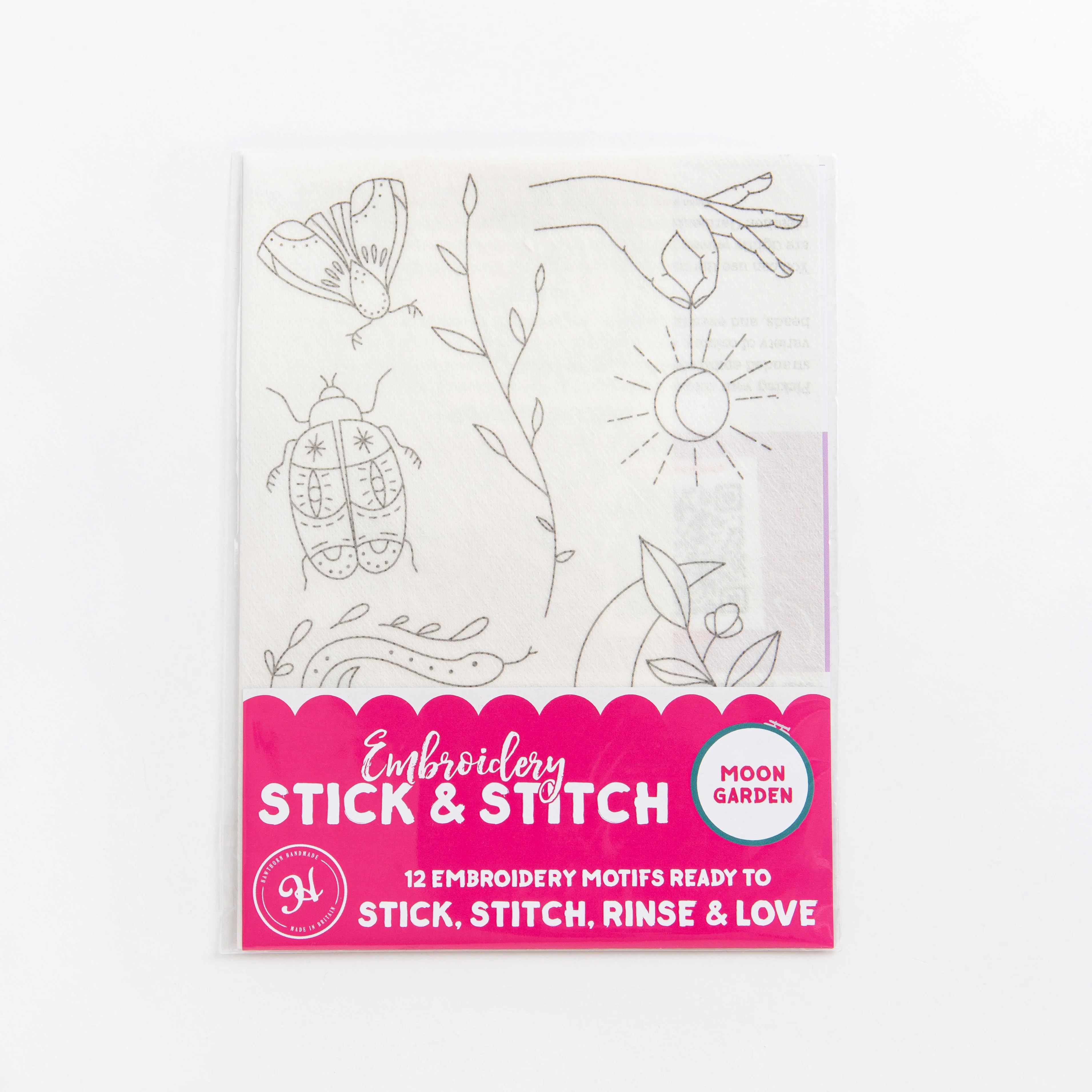 Moon Garden, Stick + Stitch Embroidery - Image 2