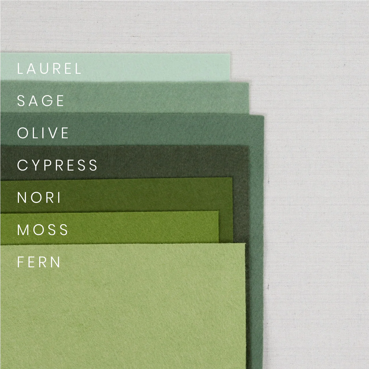 Moss Wool Blend Felt - Image 4