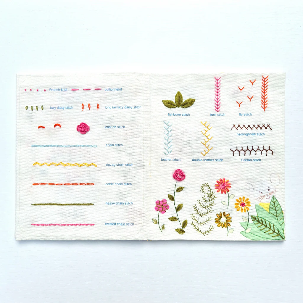 Mouse Embroidery Sampler Book - Image 3