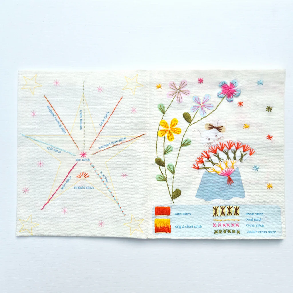 Mouse Embroidery Sampler Book - Image 4