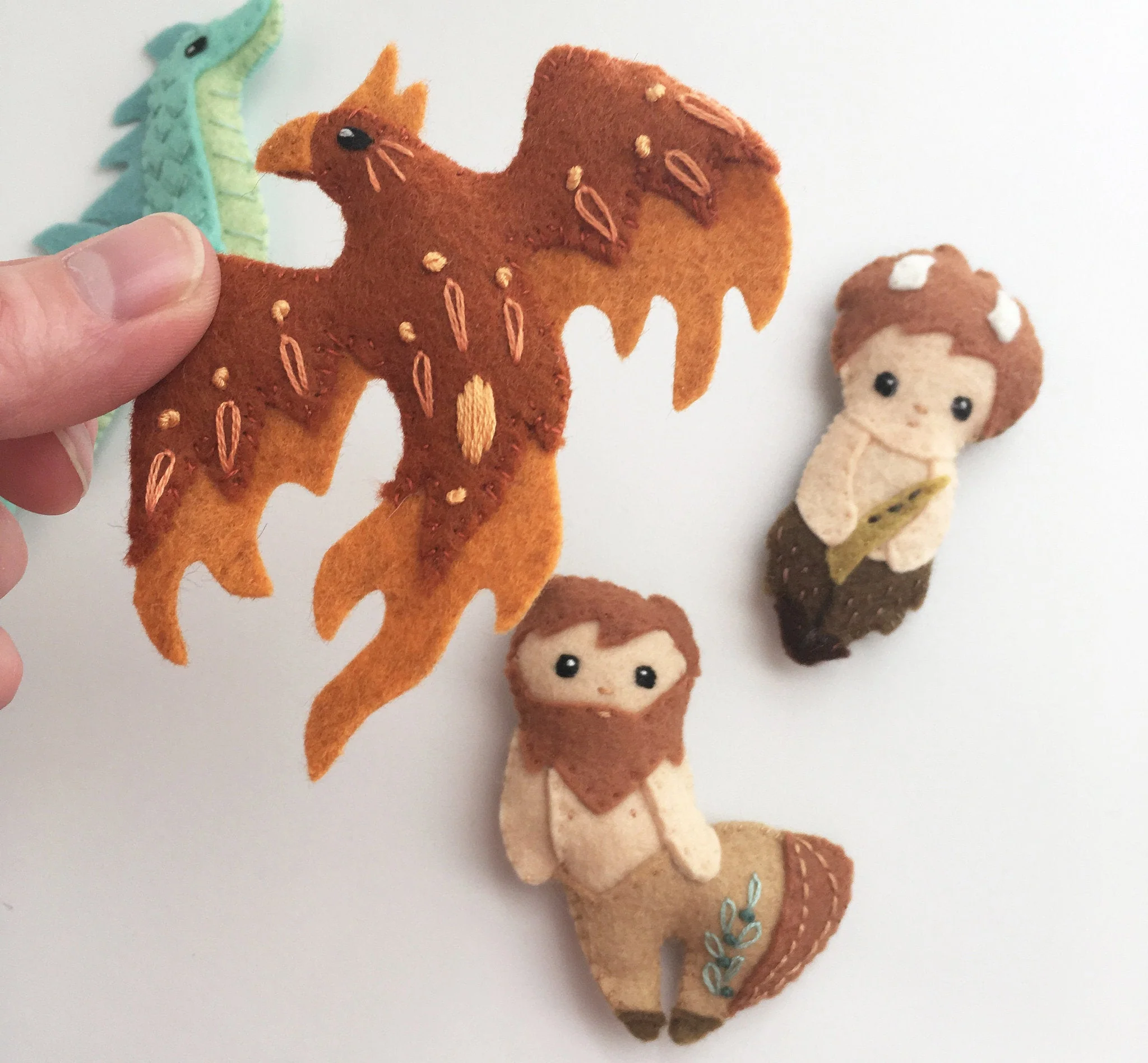 Mythical Creatures Felt Pattern - Image 3