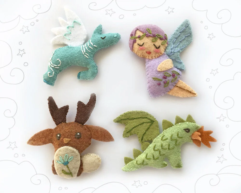 Mythical Creatures Felt Pattern - Image 5