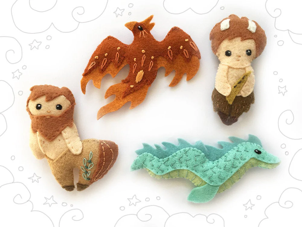 Mythical Creatures Felt Pattern - Image 6