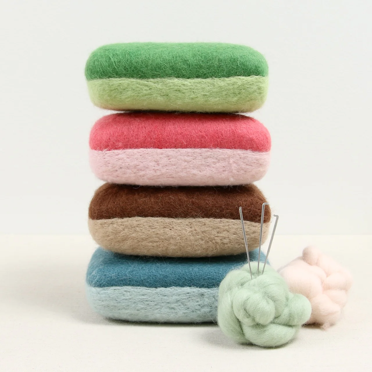 Needle Felting Cushion, Brown - Image 2