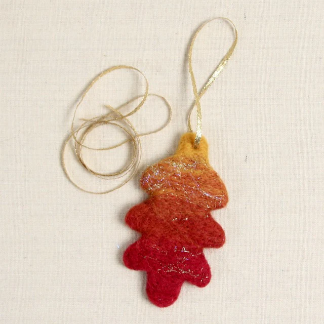 Oak Leaf, Beginner Needle Felting Kit - Image 3
