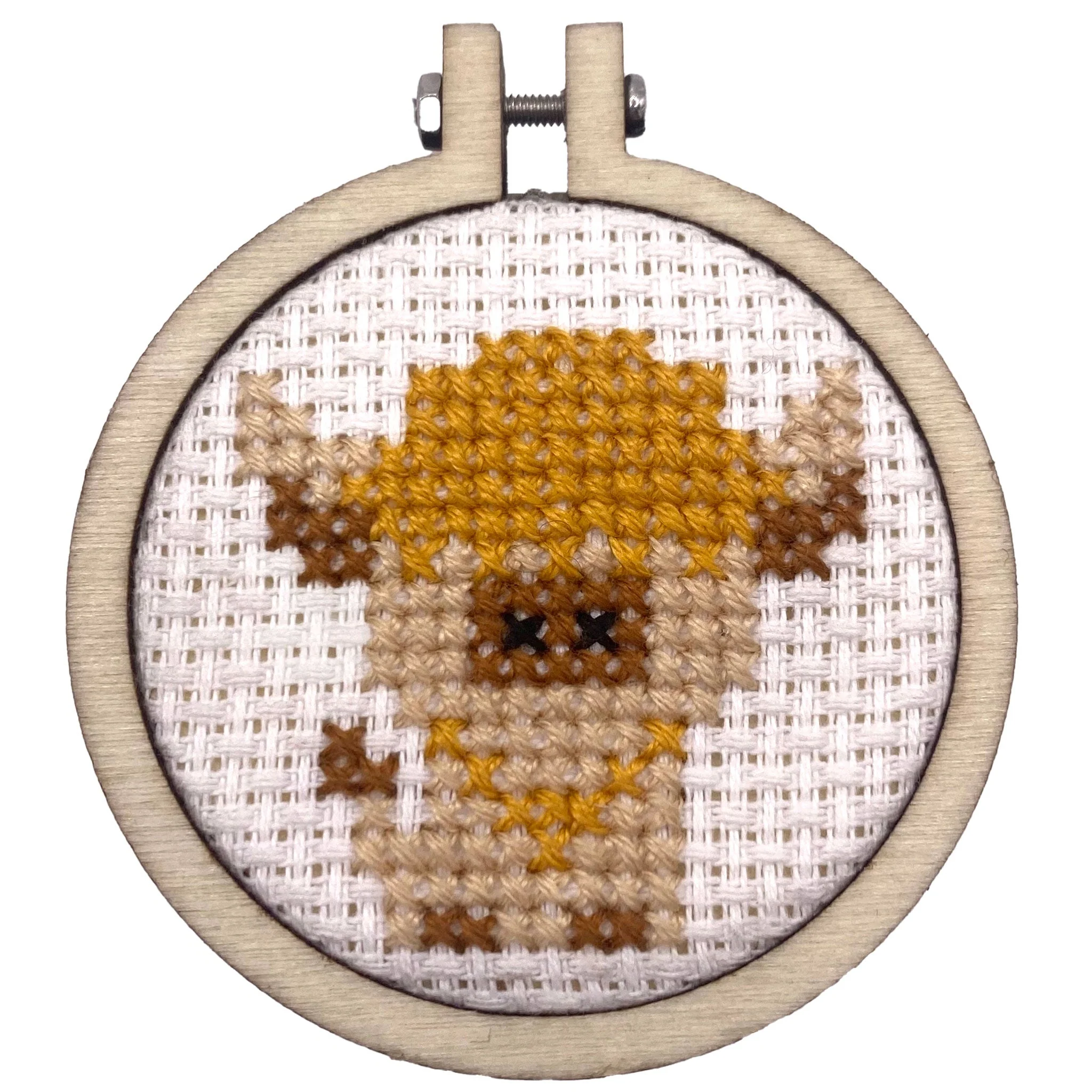 Och Aye the Moo, Matchbox Cross Stitch Kit - Image 3