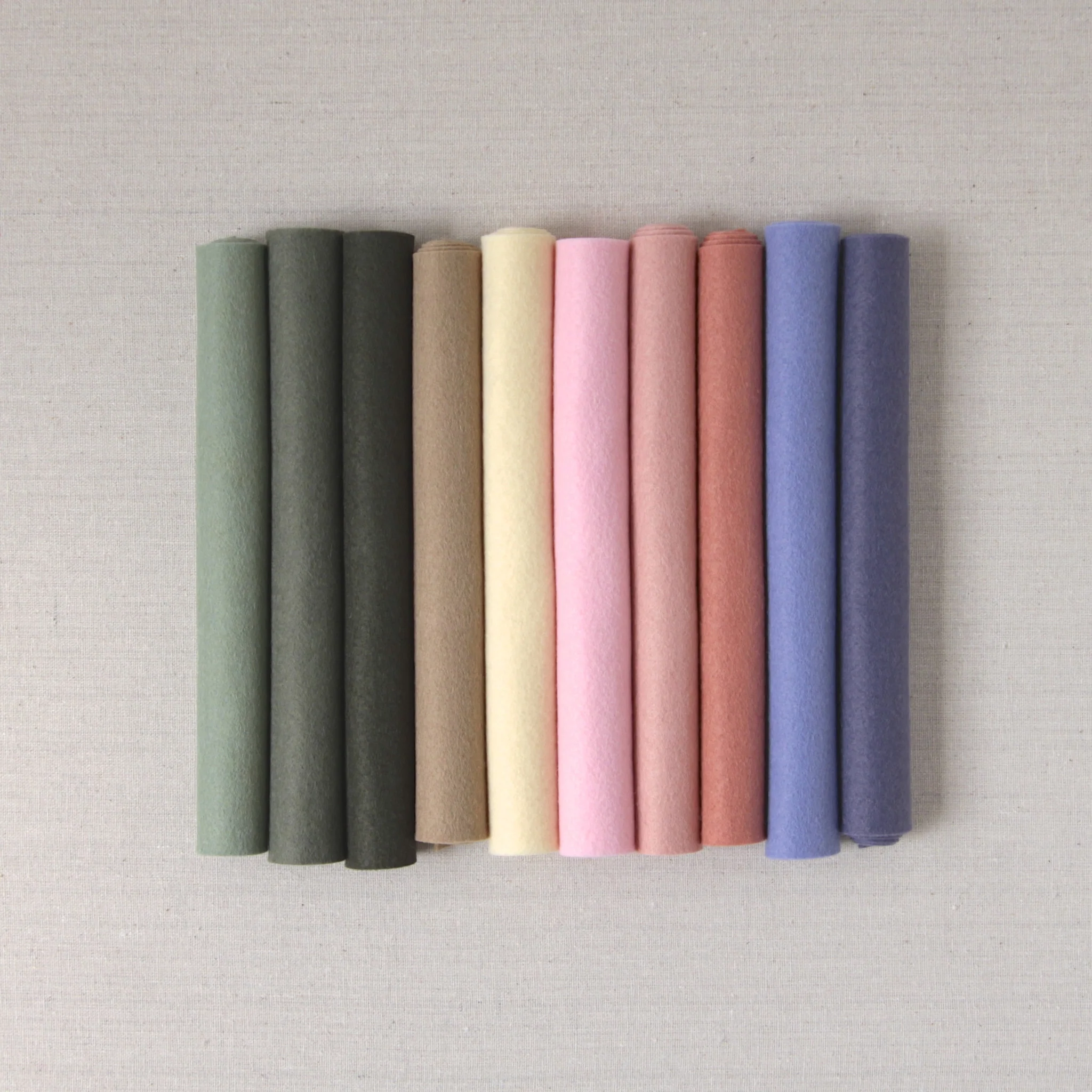 Olive Wool Blend Felt - Image 3