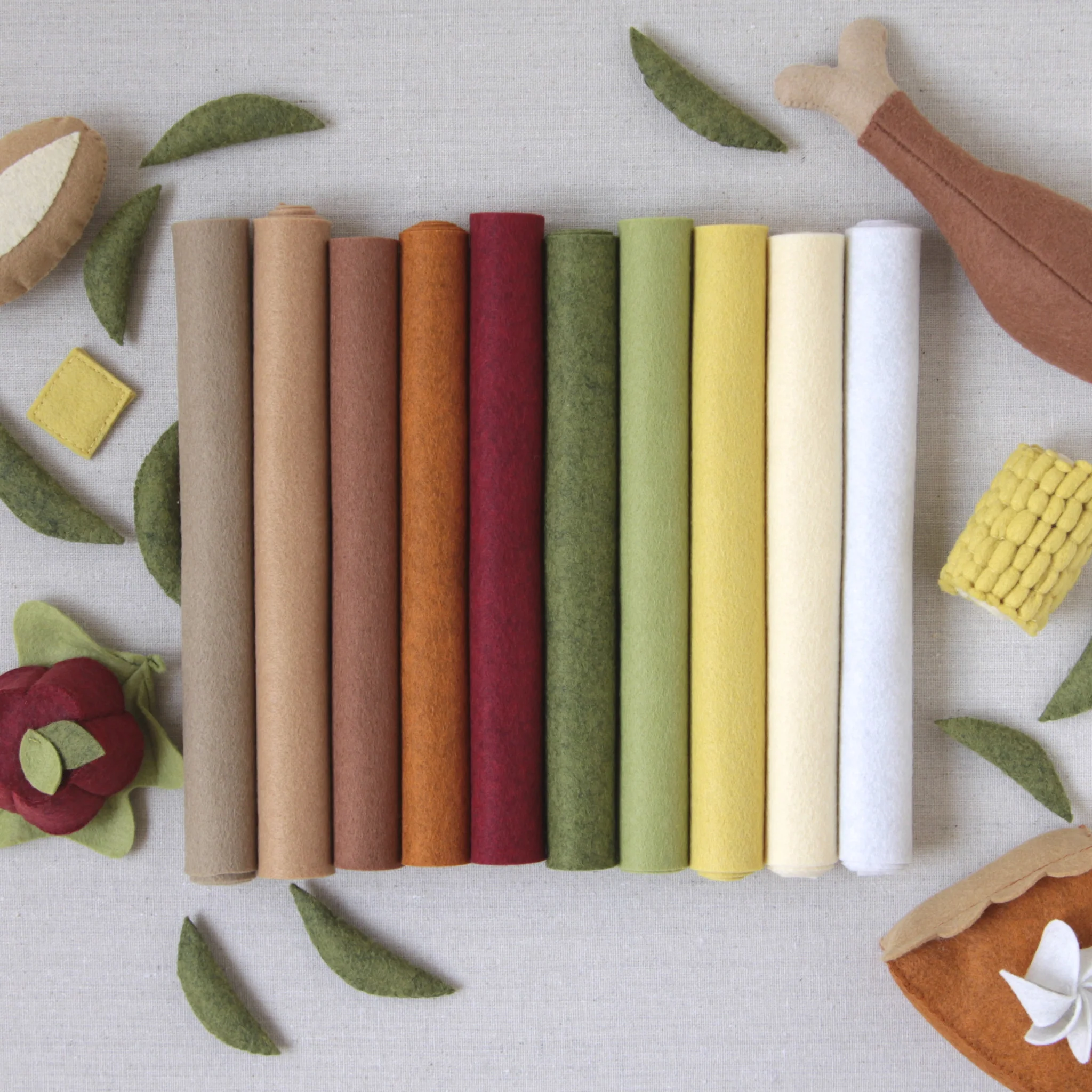 Parchment Wool Blend Felt - Image 2