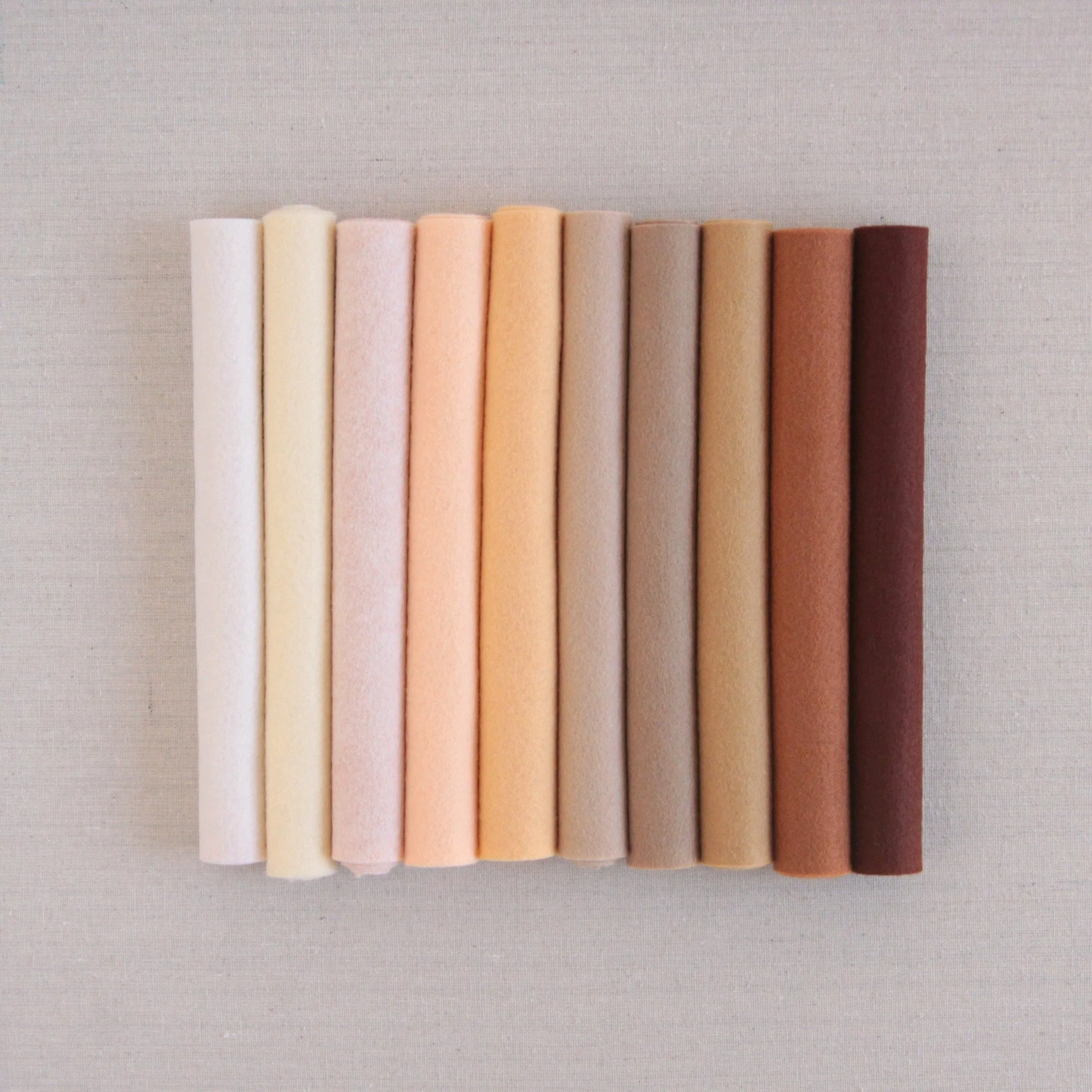Peach Wool Blend Felt - Image 4