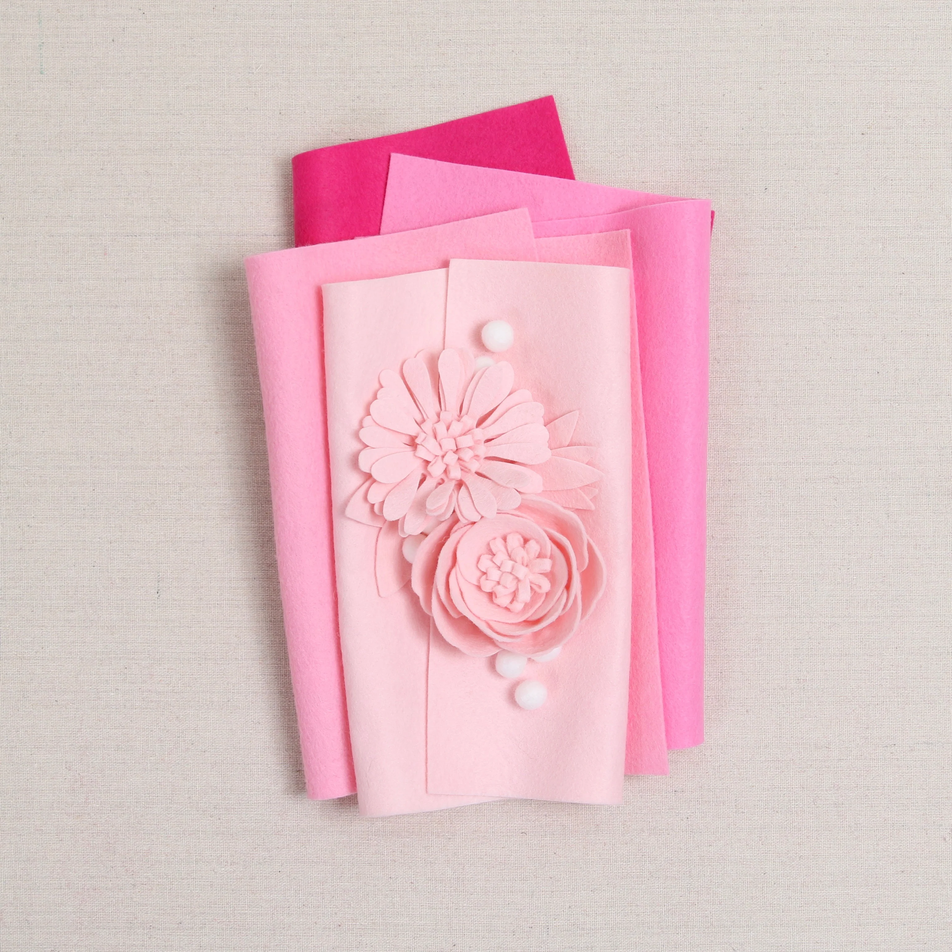 Peony Wool Blend Felt - Image 2