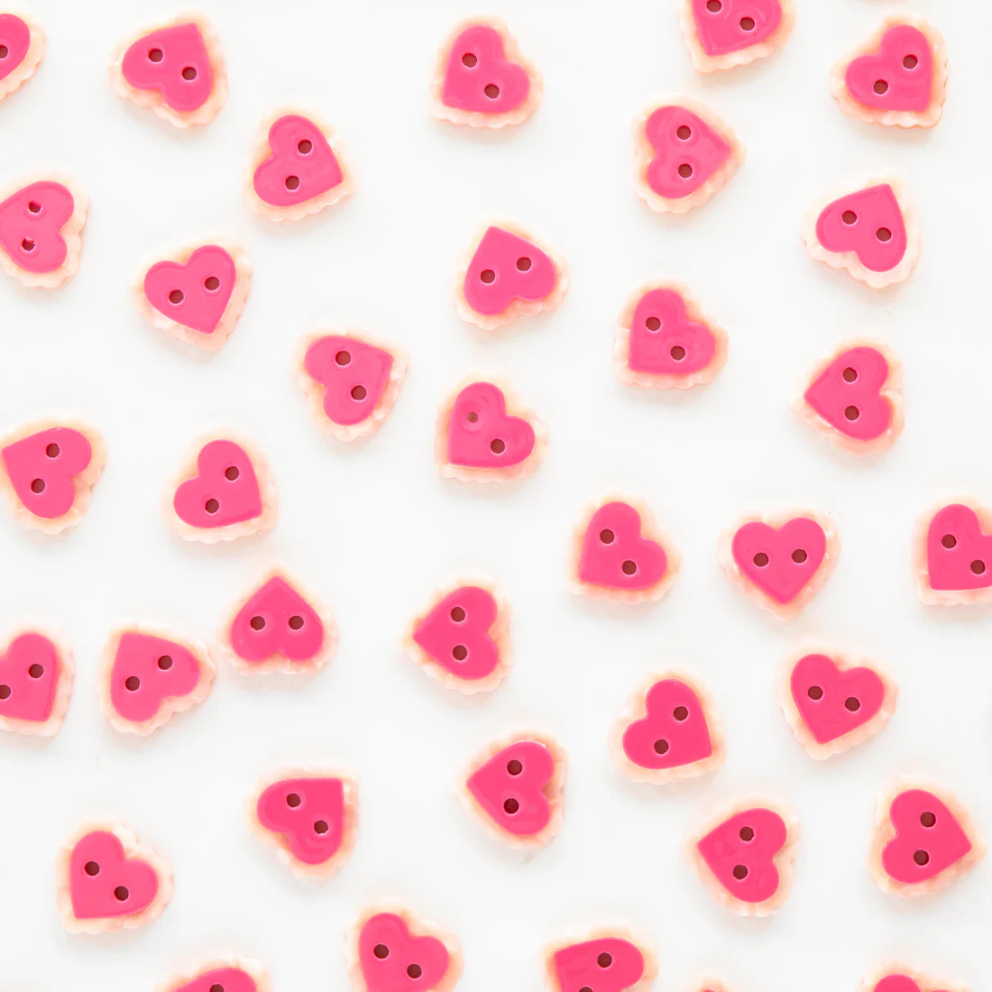 Pink Sweet Heart Buttons - Image 3